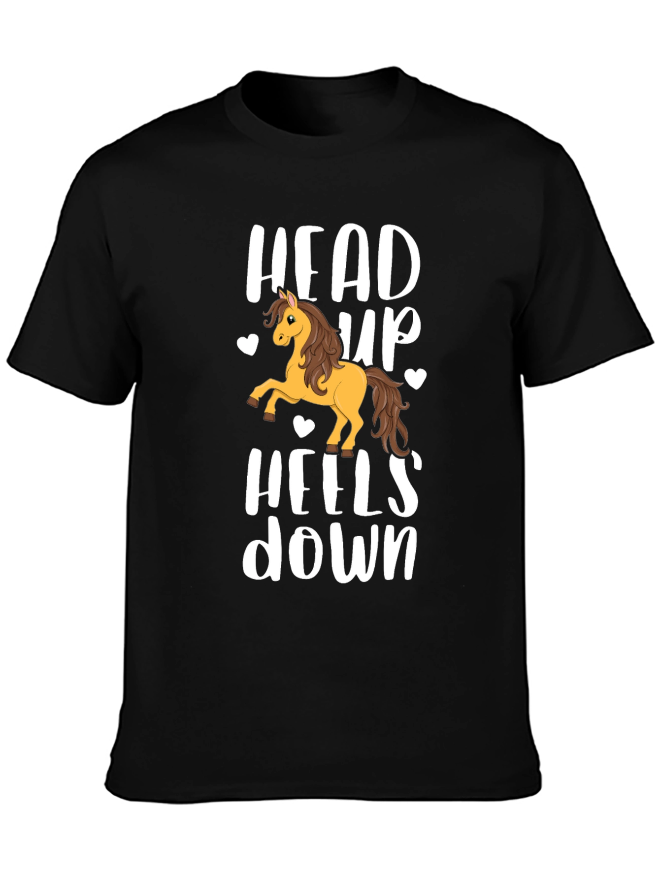 Head Up Heels Down Horse Graphic Tee