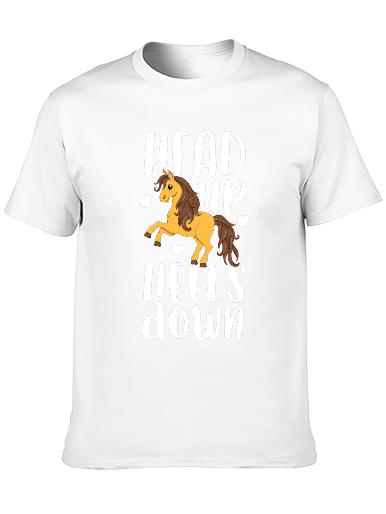 Head Up Heels Down Horse Graphic Tee