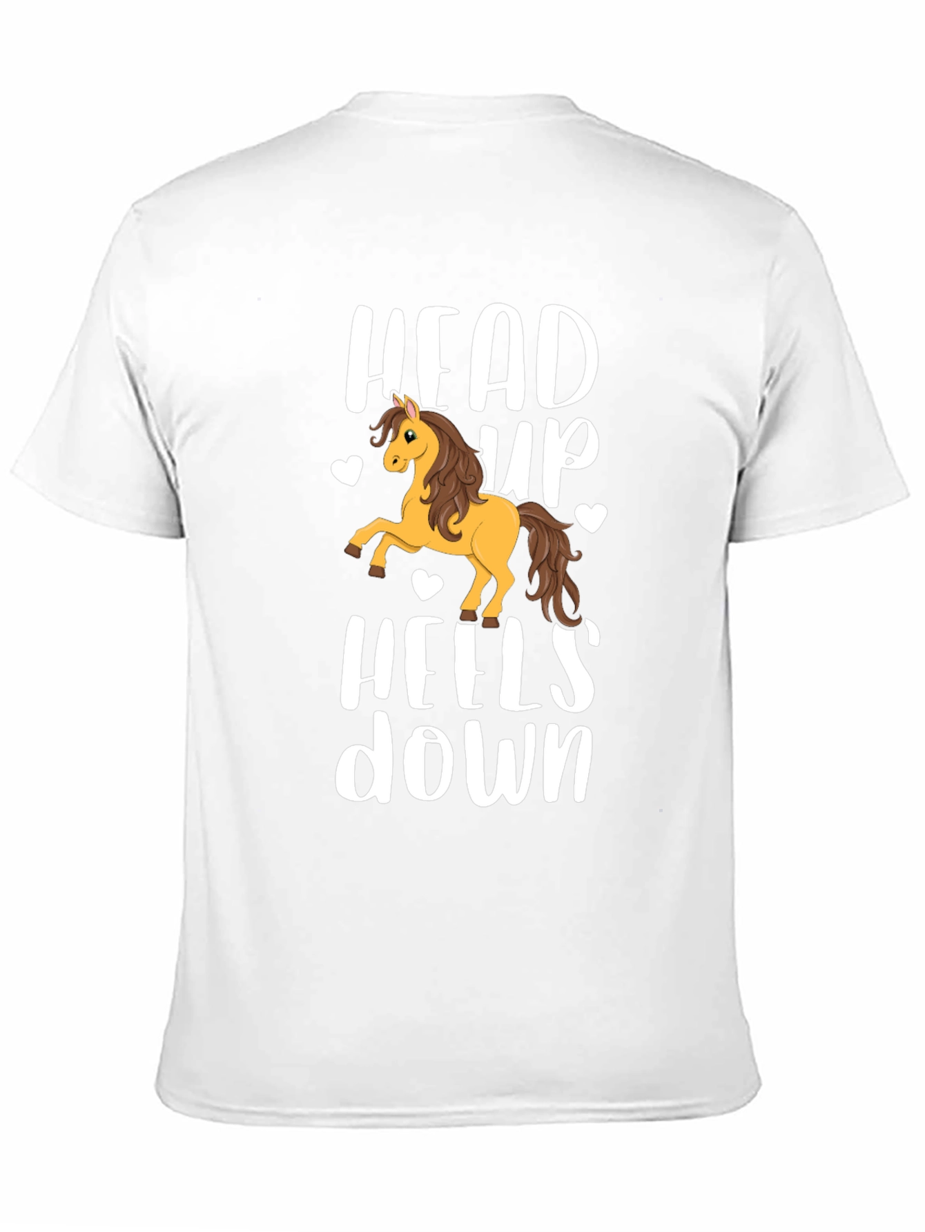 Head Up Heels Down Horse Graphic Tee