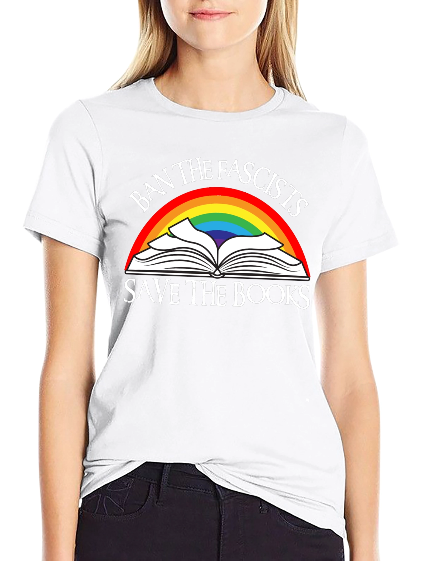 Ban the Fascists Save the Books T-Shirt