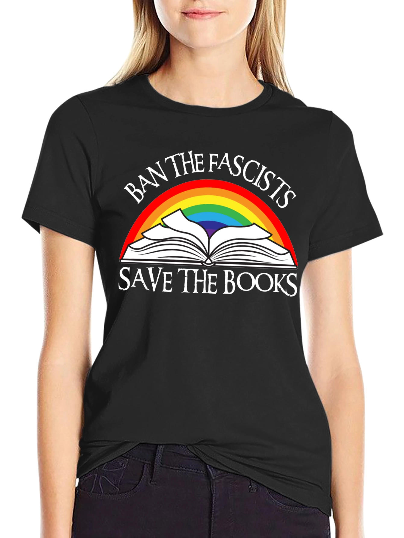 Ban the Fascists Save the Books T-Shirt