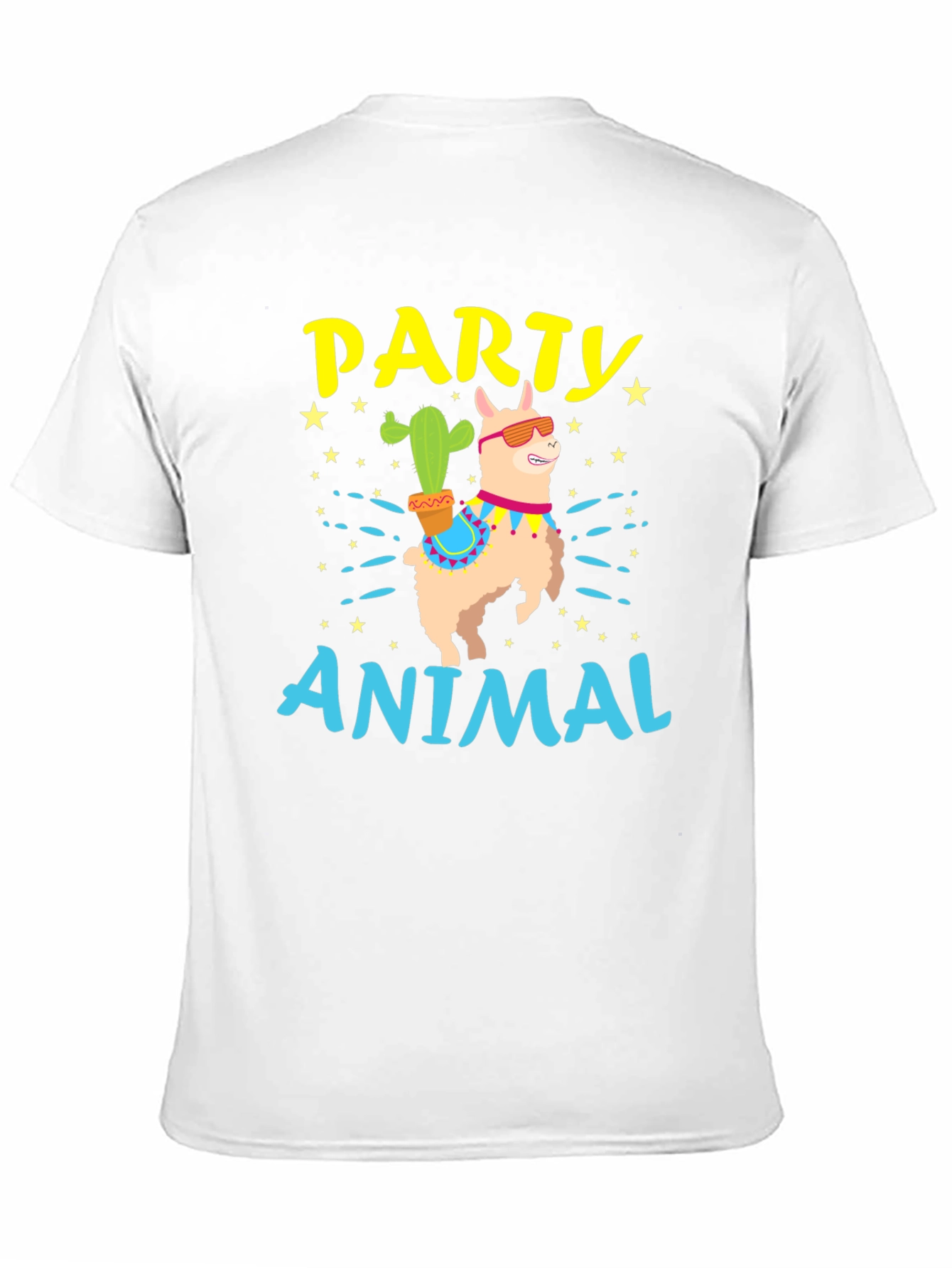 Party Animal Llama Graphic T-Shirt