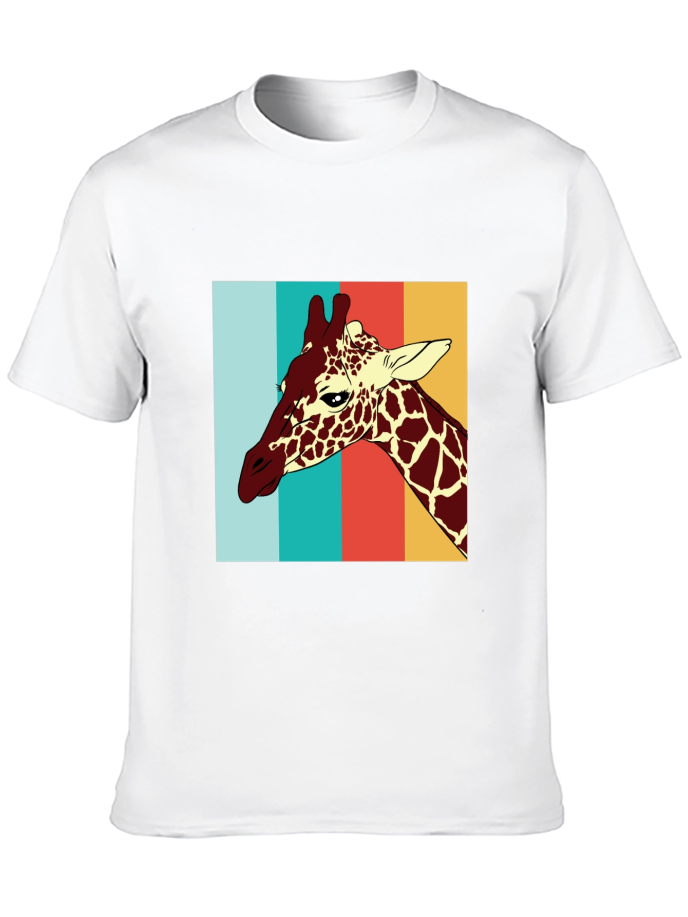 Giraffe Retro Style T-Shirt