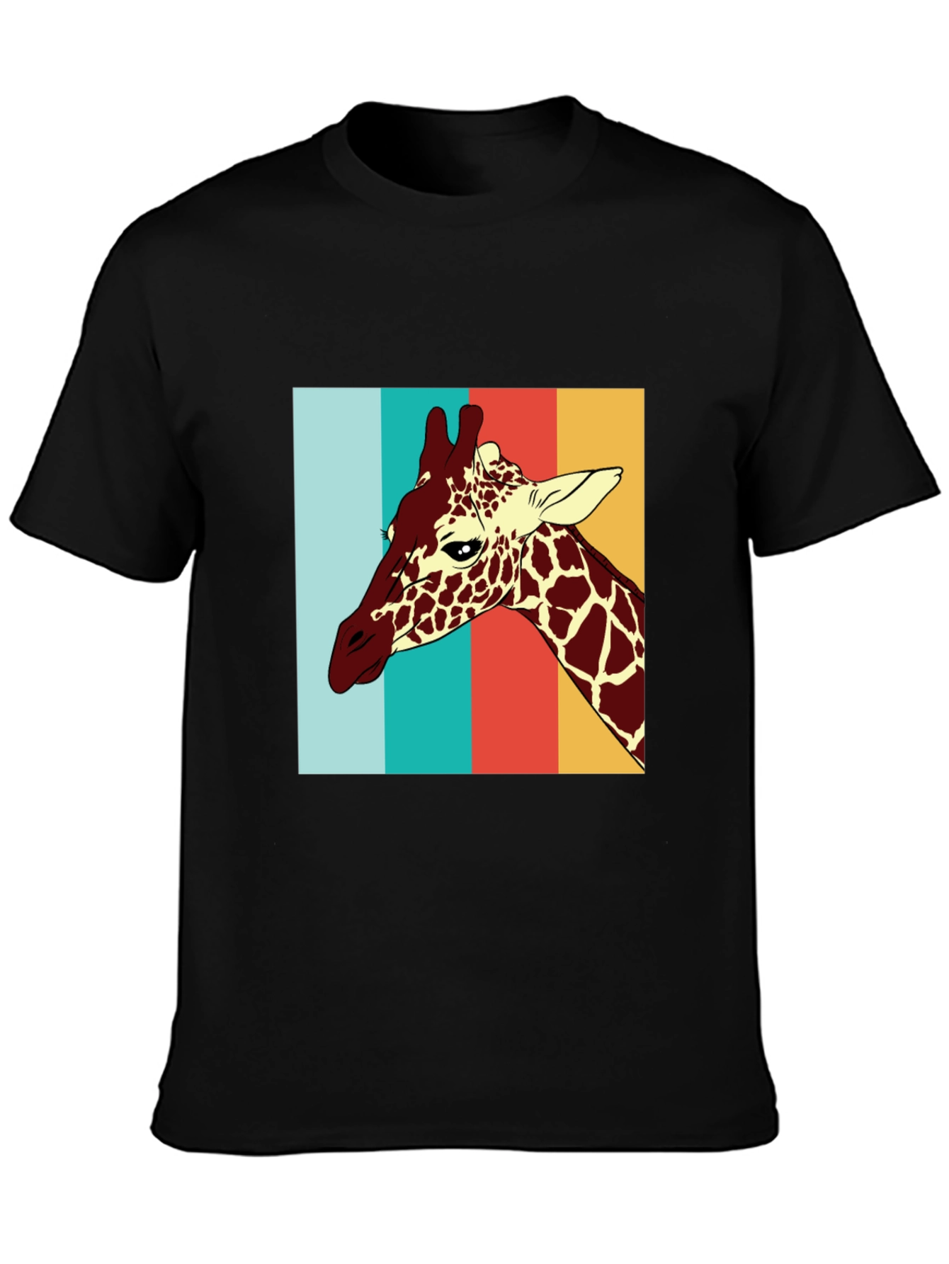 Giraffe Retro Style T-Shirt