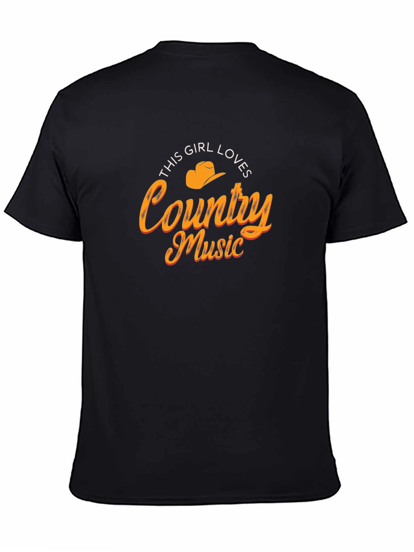 Country Music Girls Black T-Shirt