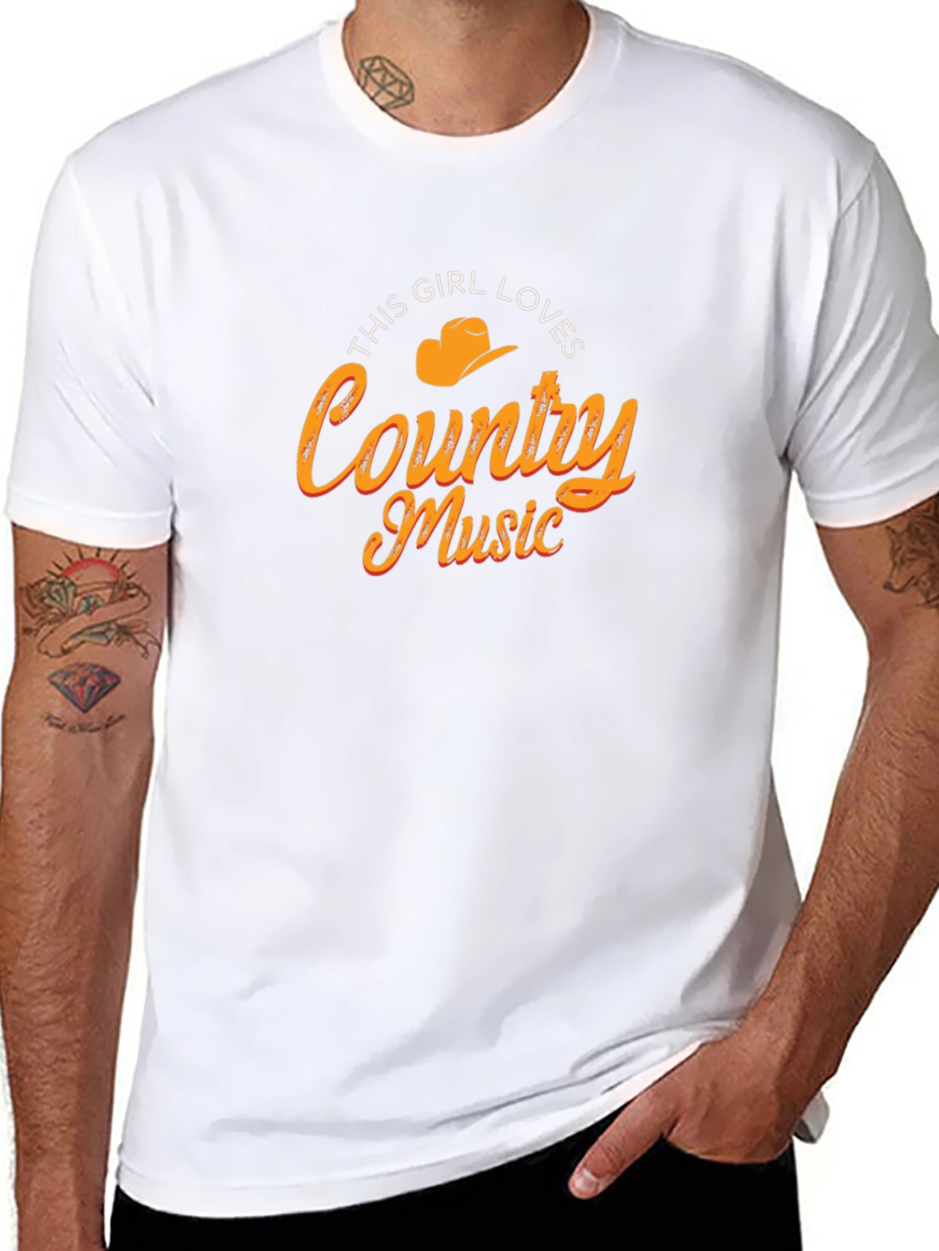 Country Music Girls Black T-Shirt
