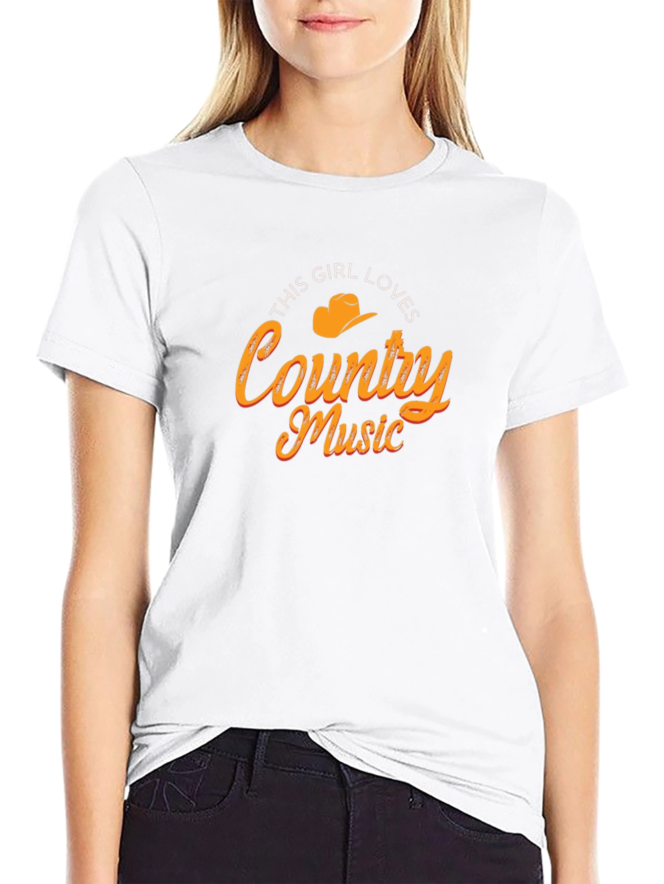 Country Music Girls Black T-Shirt