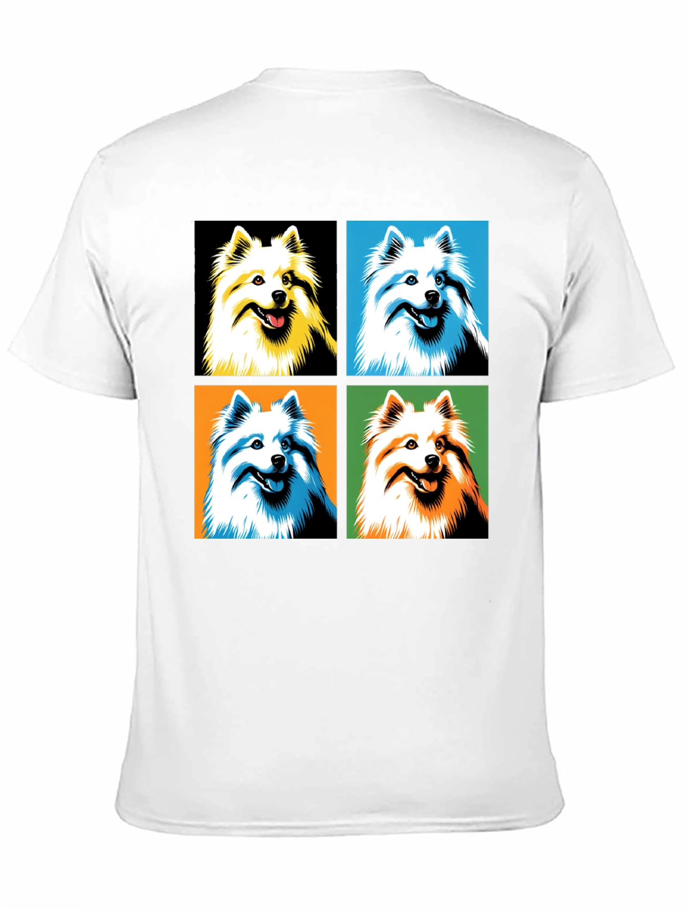 Pop Art Dog Graphic Tee - Black