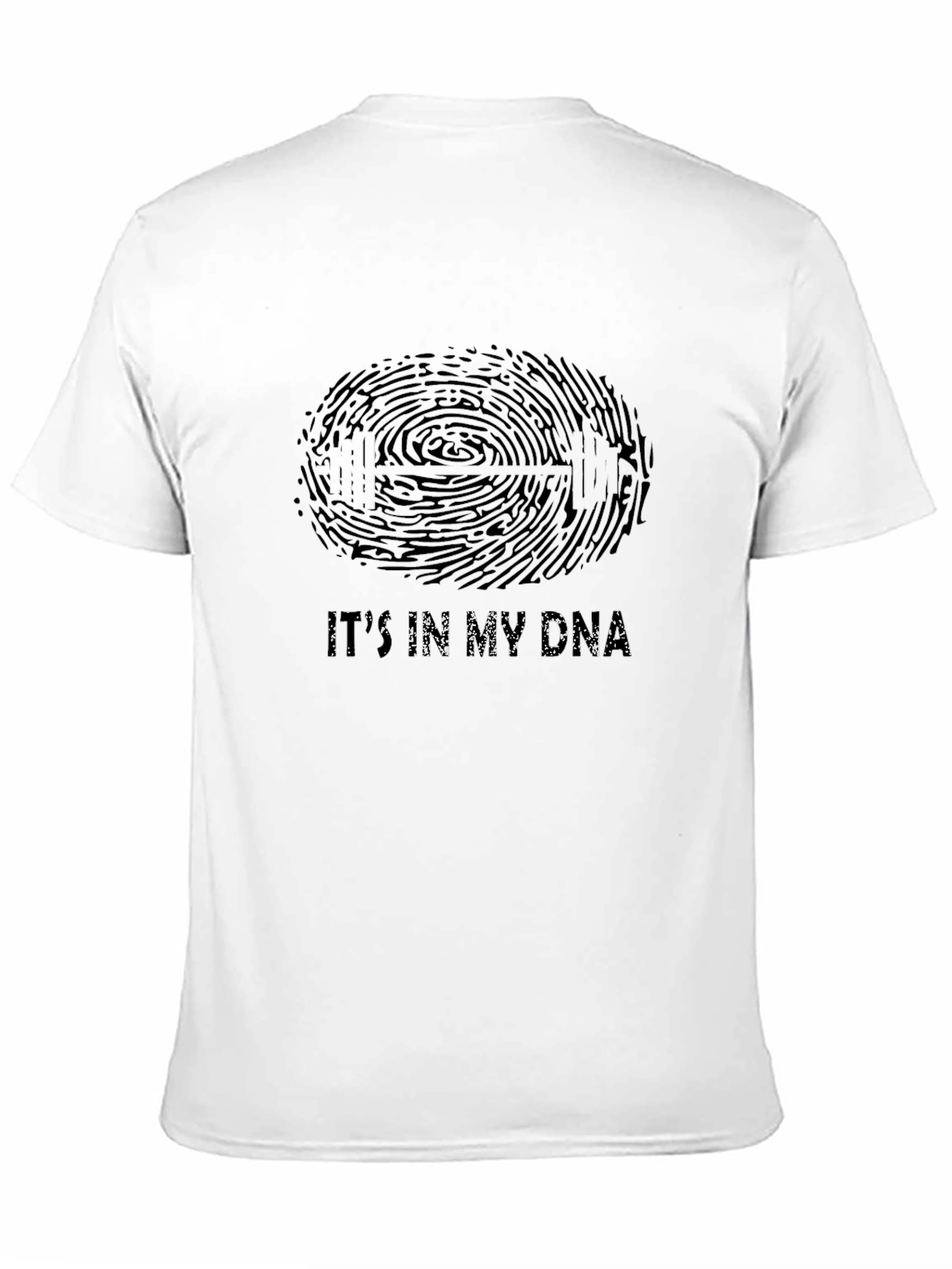 Fitness DNA Black Graphic T-Shirt