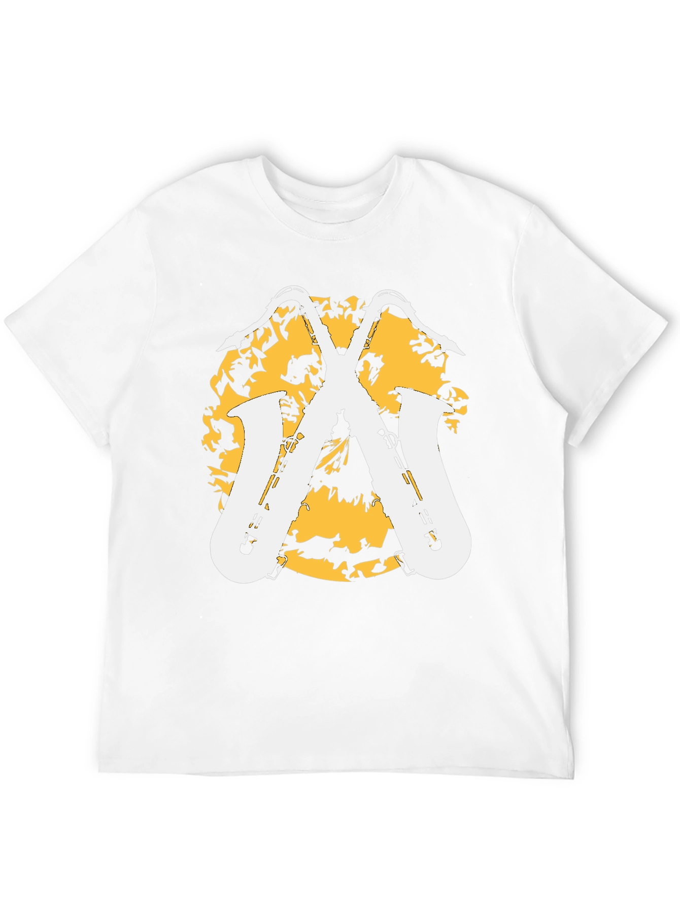 Saxophone Graphic Tee - Stylish Music Lovers Shirt