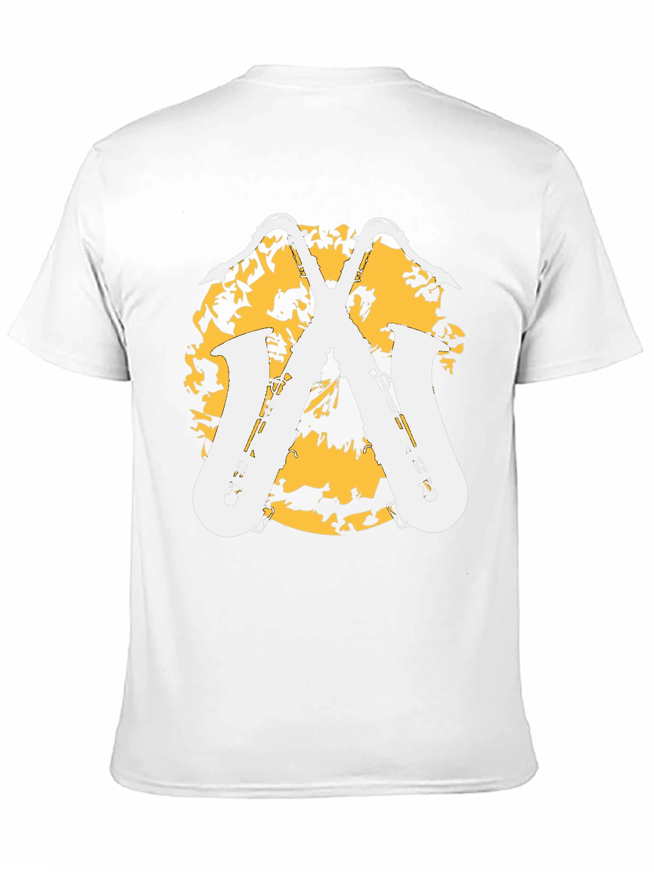 Saxophone Graphic Tee - Stylish Music Lovers Shirt