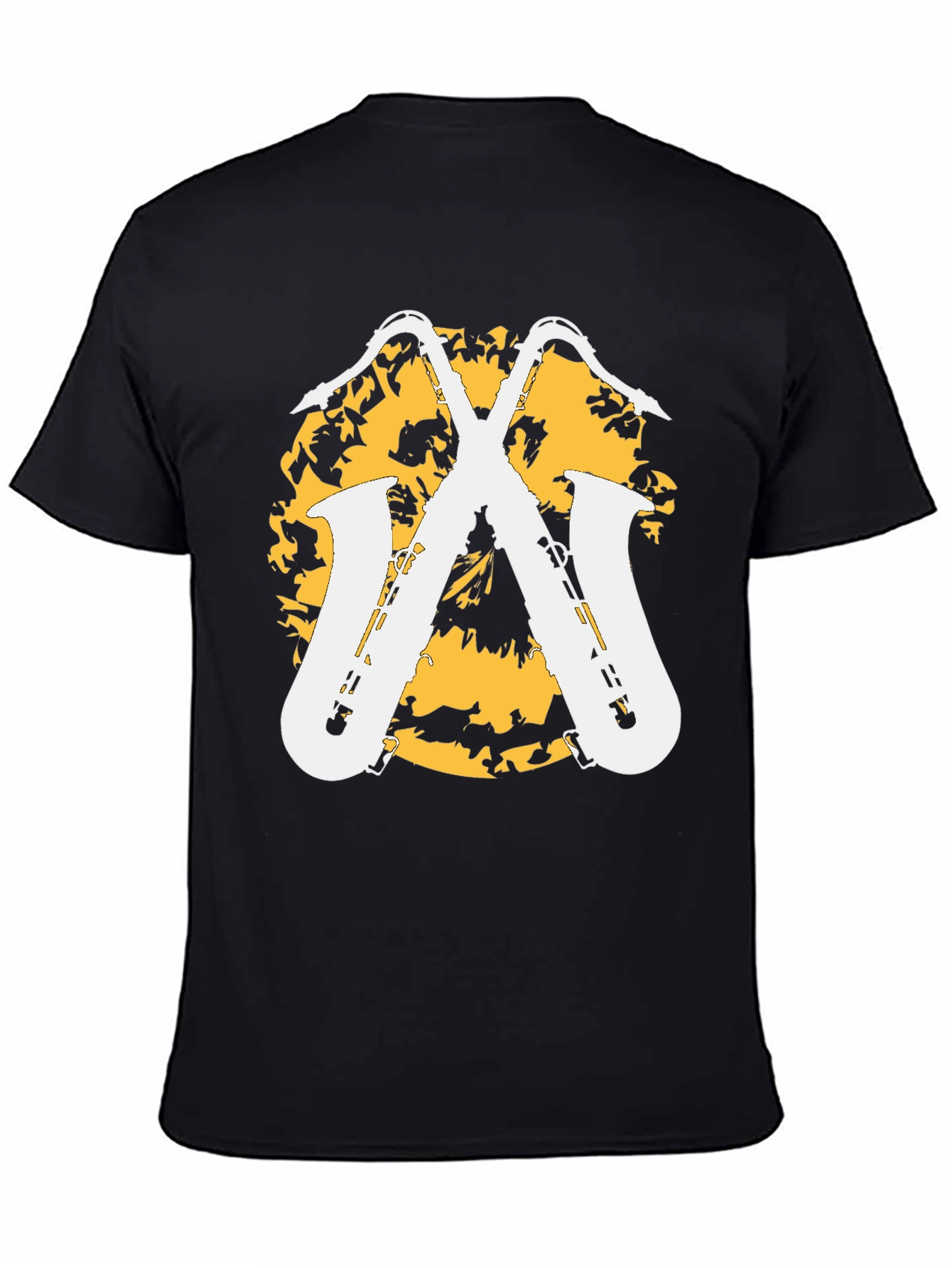 Saxophone Graphic Tee - Stylish Music Lovers Shirt