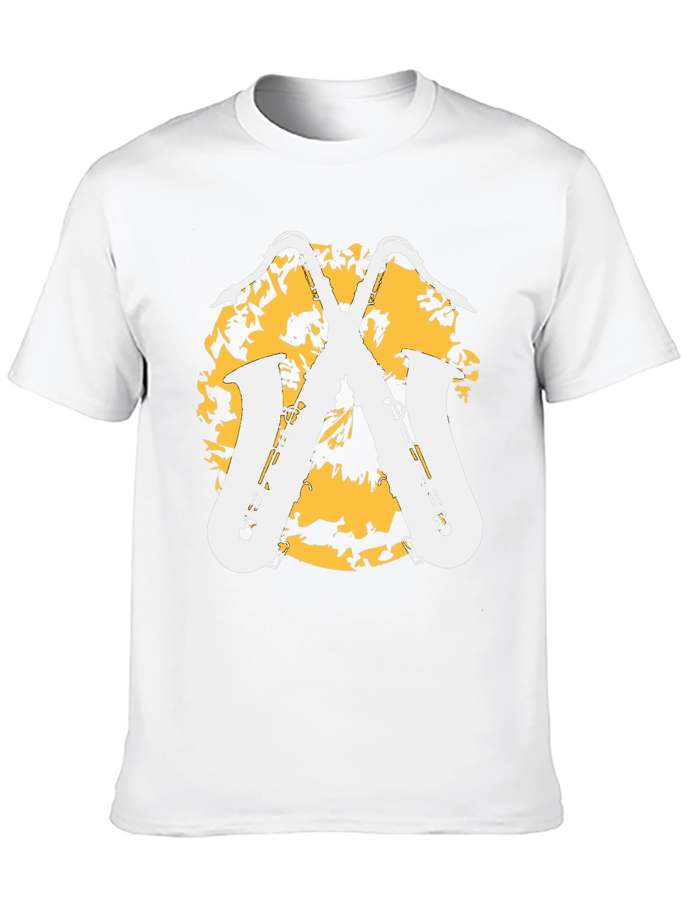 Saxophone Graphic Tee - Stylish Music Lovers Shirt
