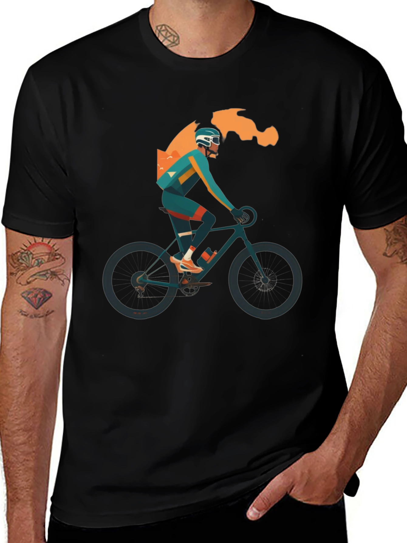 Cyclist Graphic T-Shirt - Ride in Style!