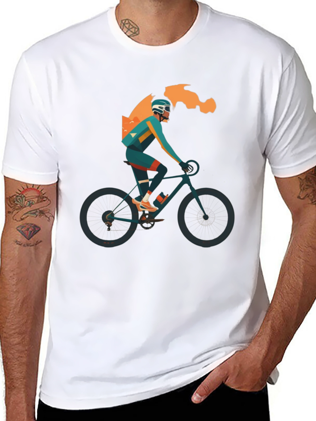 Cyclist Graphic T-Shirt - Ride in Style!