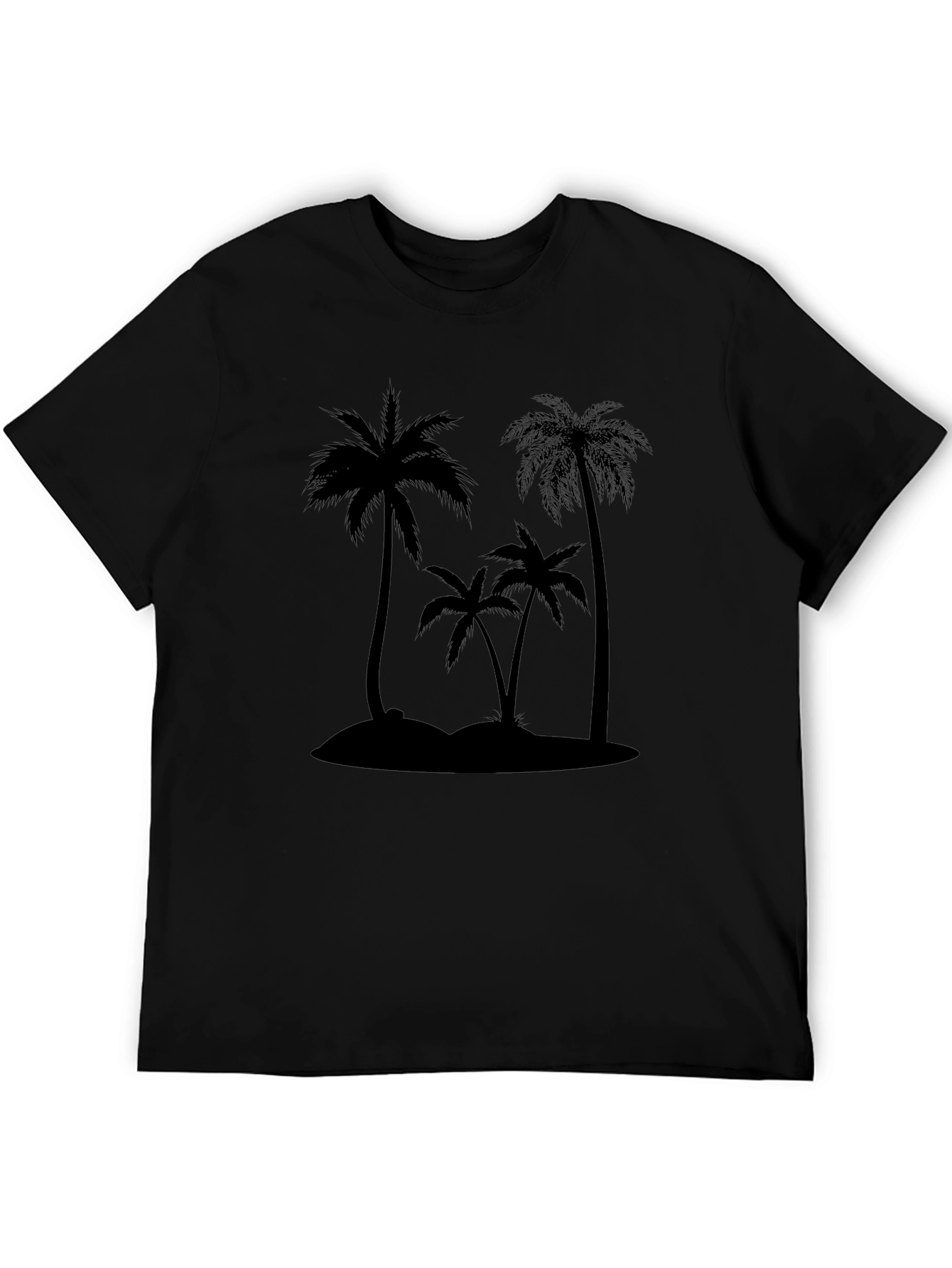 Tropical Palm Tree Silhouette Graphic T-Shirt