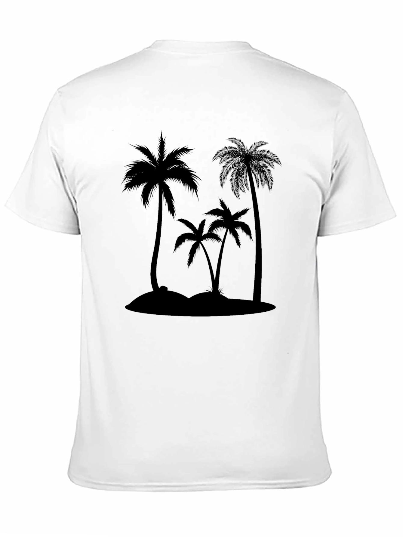 Tropical Palm Tree Silhouette Graphic T-Shirt