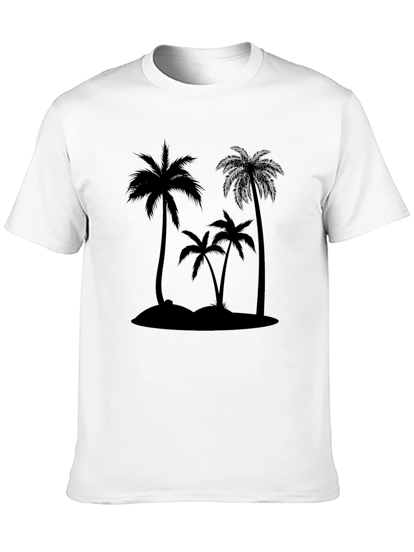 Tropical Palm Tree Silhouette Graphic T-Shirt
