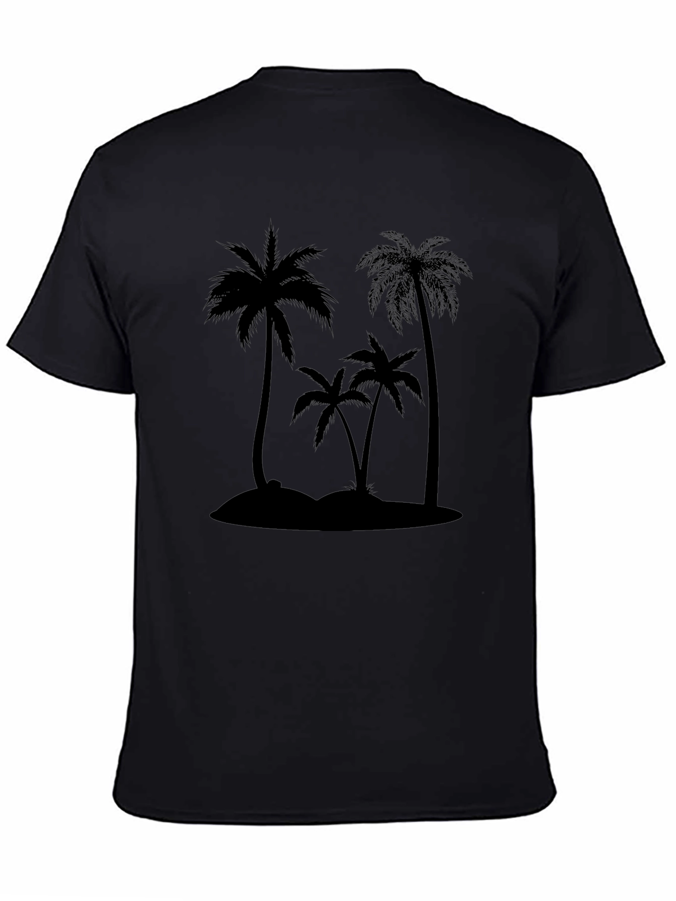 Tropical Palm Tree Silhouette Graphic T-Shirt
