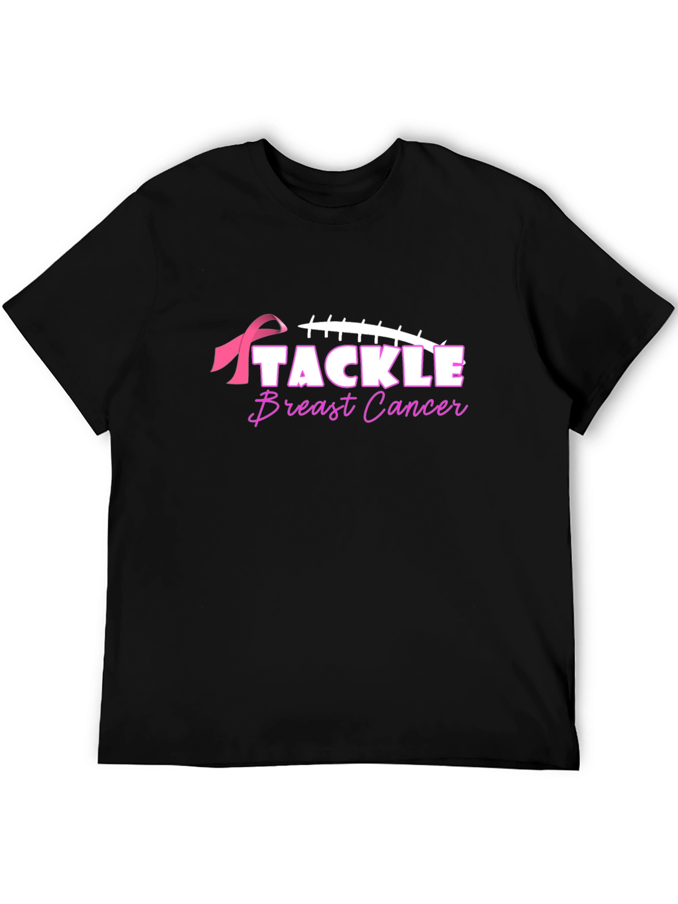 Tackle Breast Cancer Awareness T-Shirt