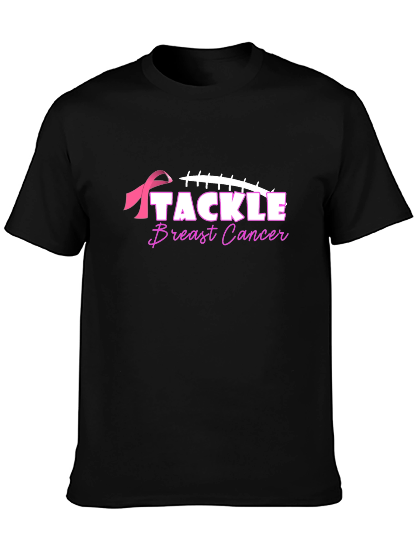 Tackle Breast Cancer Awareness T-Shirt
