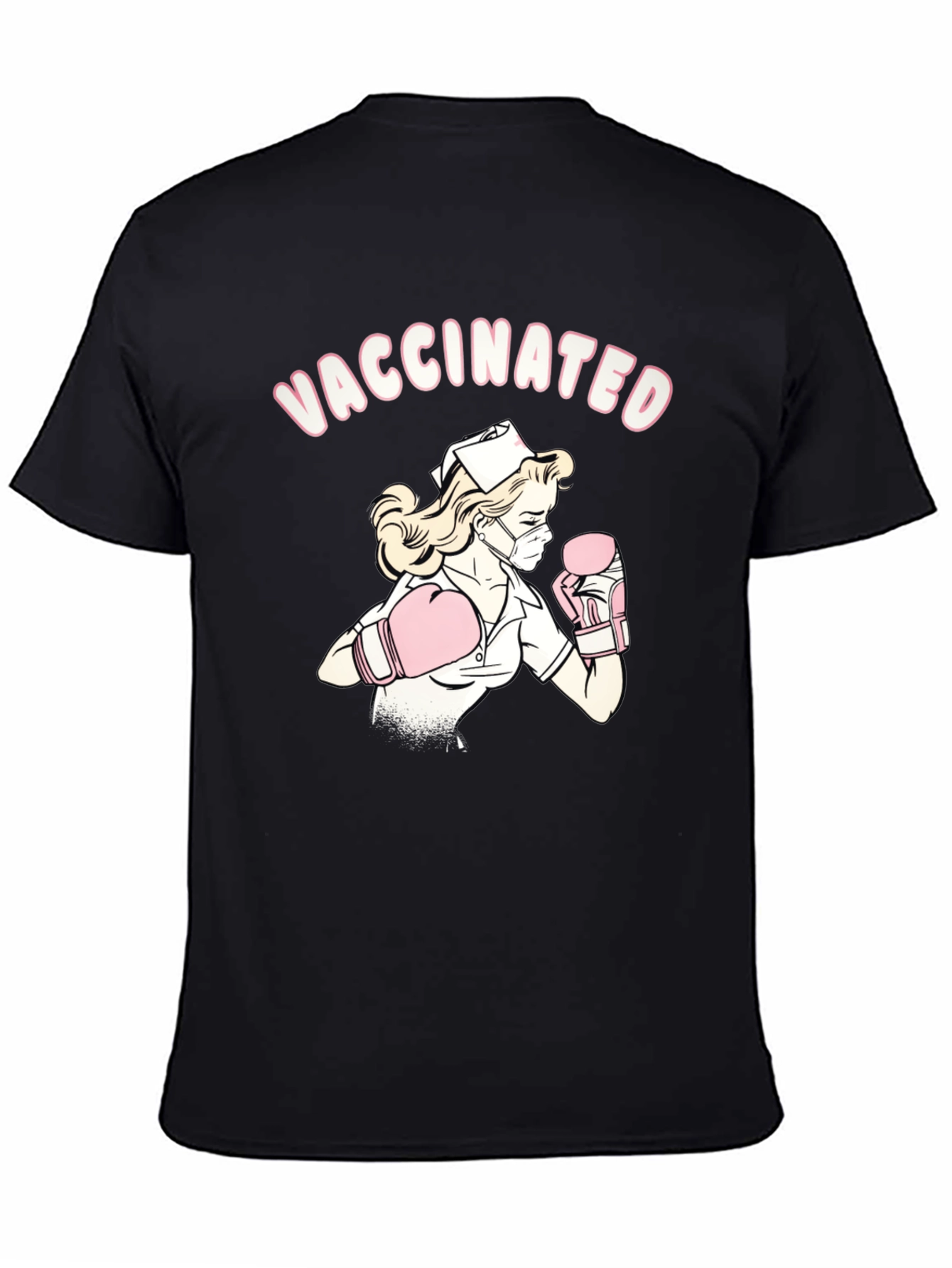 Vaccinated Nurse Boxing T-Shirt