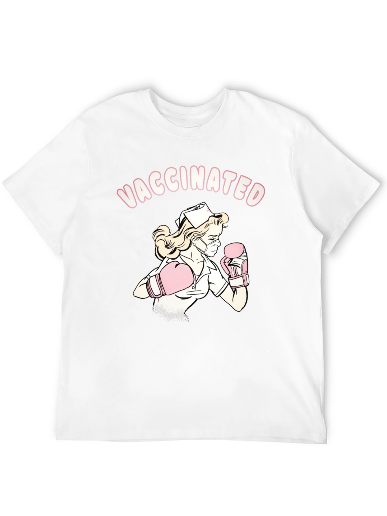 Vaccinated Nurse Boxing T-Shirt