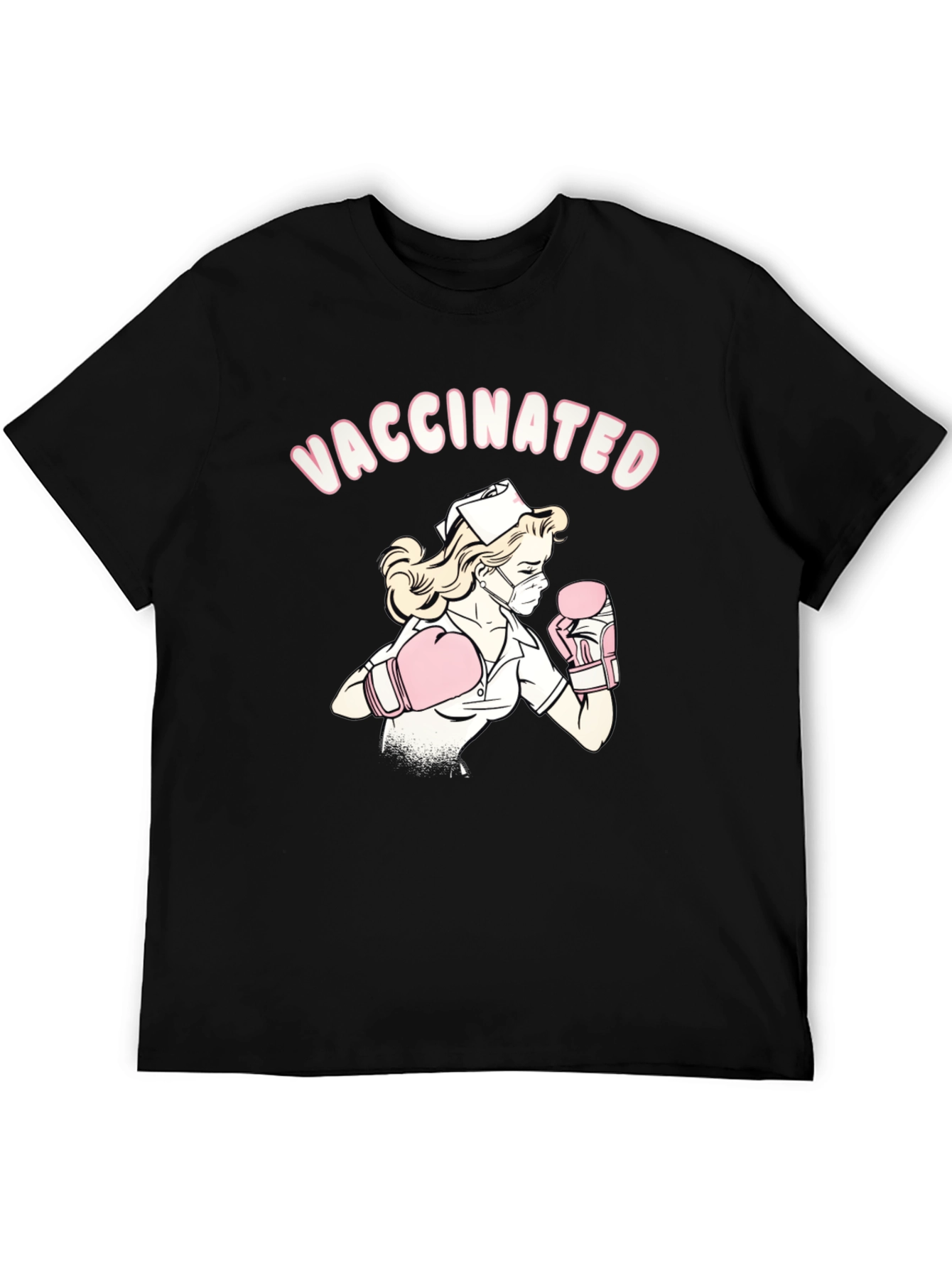 Vaccinated Nurse Boxing T-Shirt