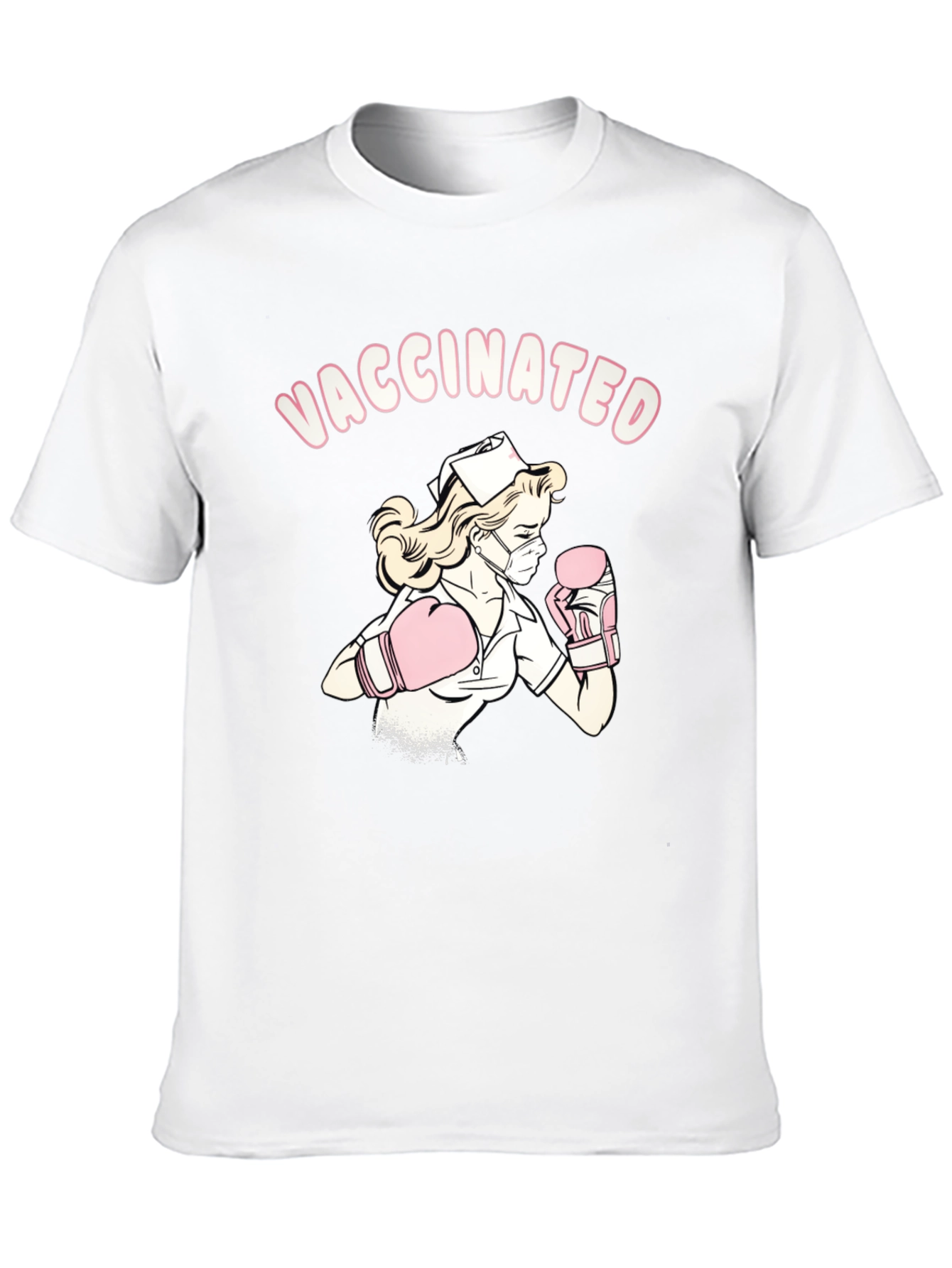 Vaccinated Nurse Boxing T-Shirt