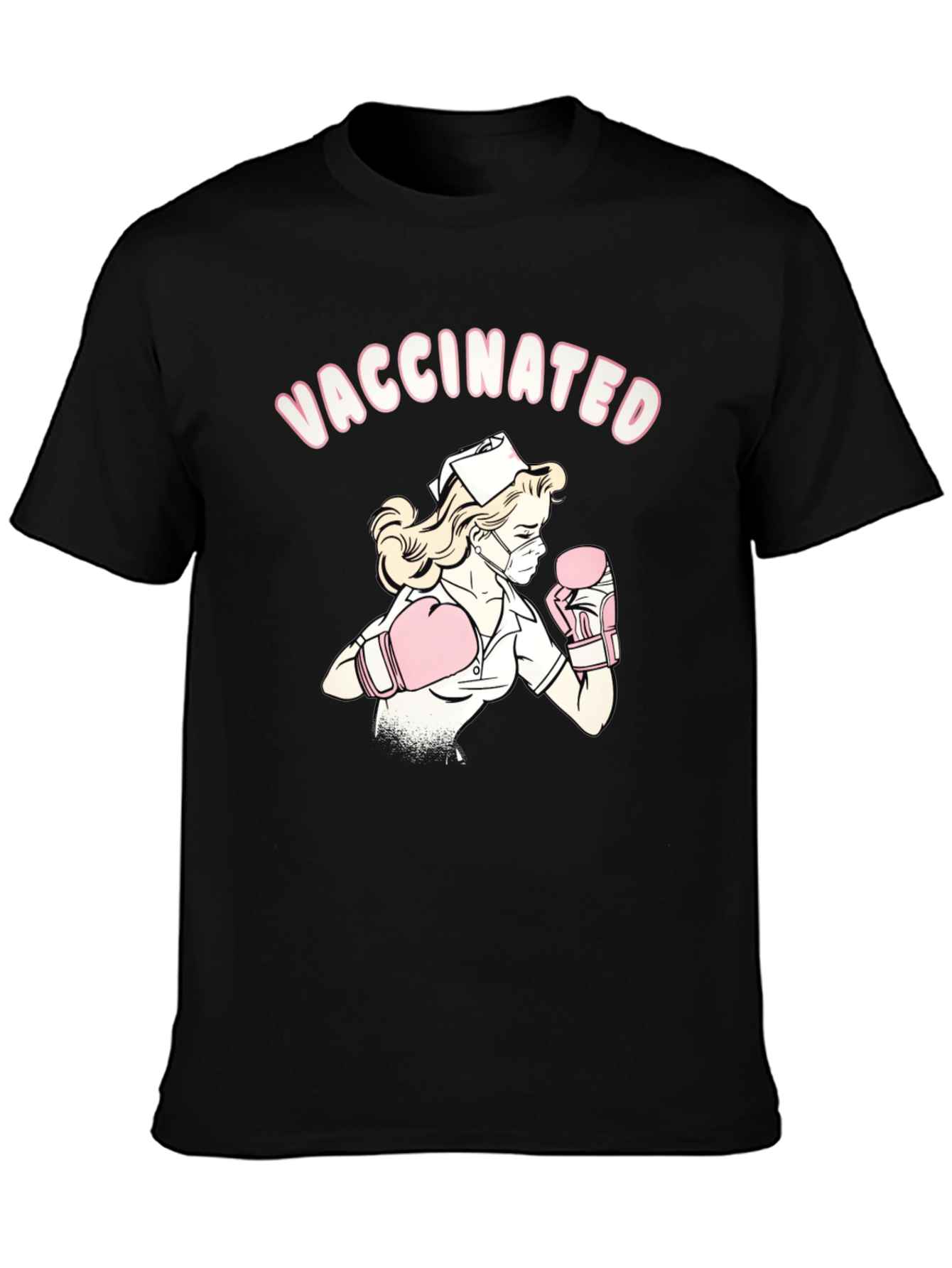 Vaccinated Nurse Boxing T-Shirt