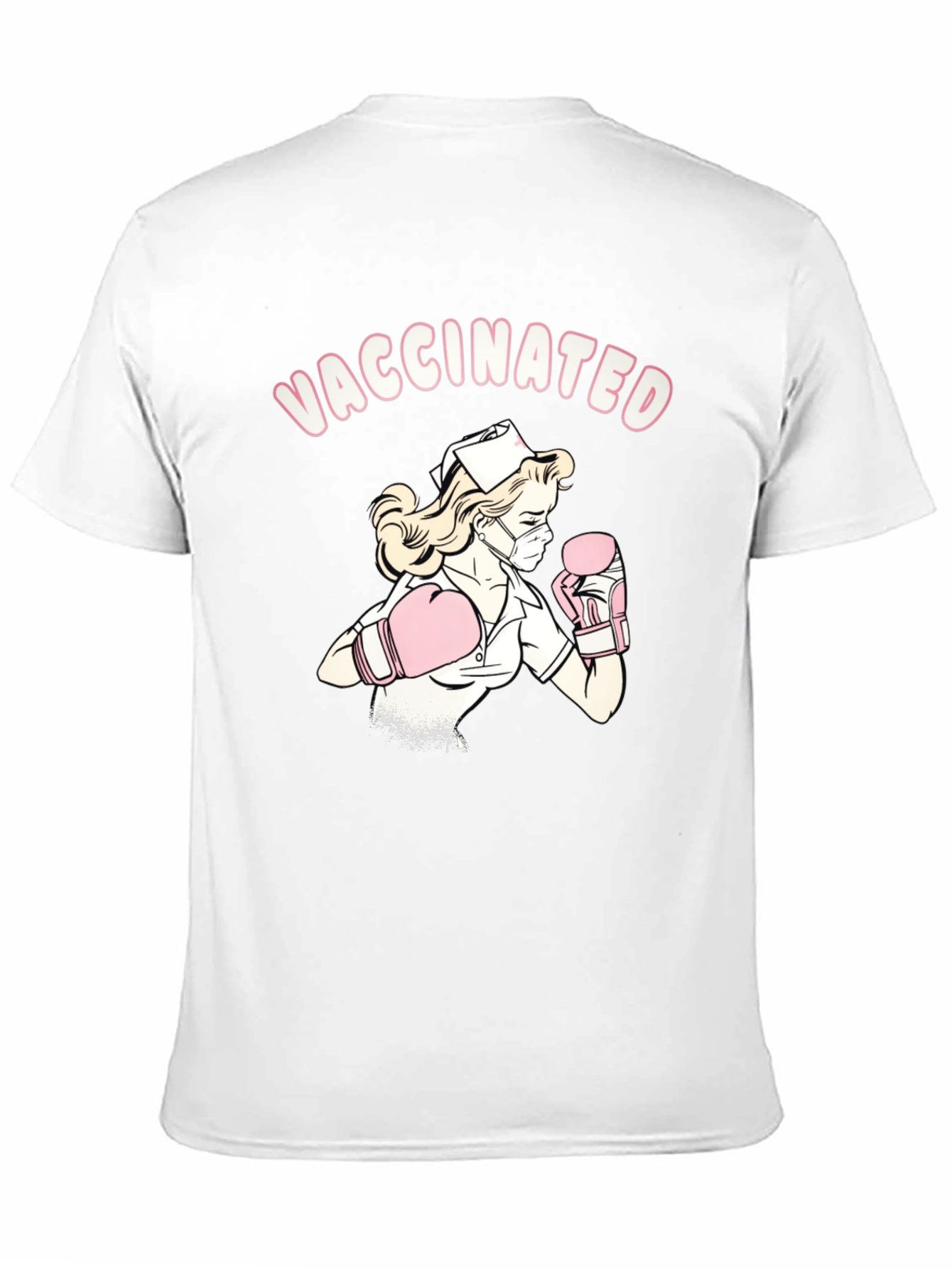 Vaccinated Nurse Boxing T-Shirt