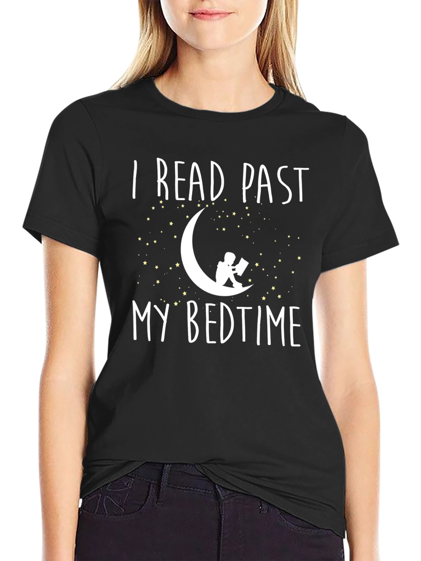 I Read Past My Bedtime T-Shirt Book Lover Tee