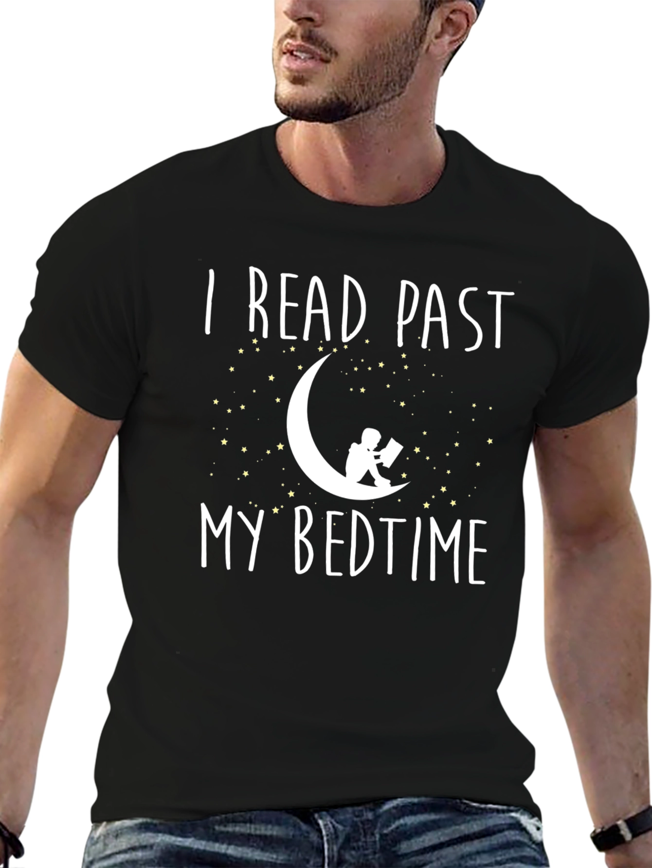 I Read Past My Bedtime T-Shirt Book Lover Tee