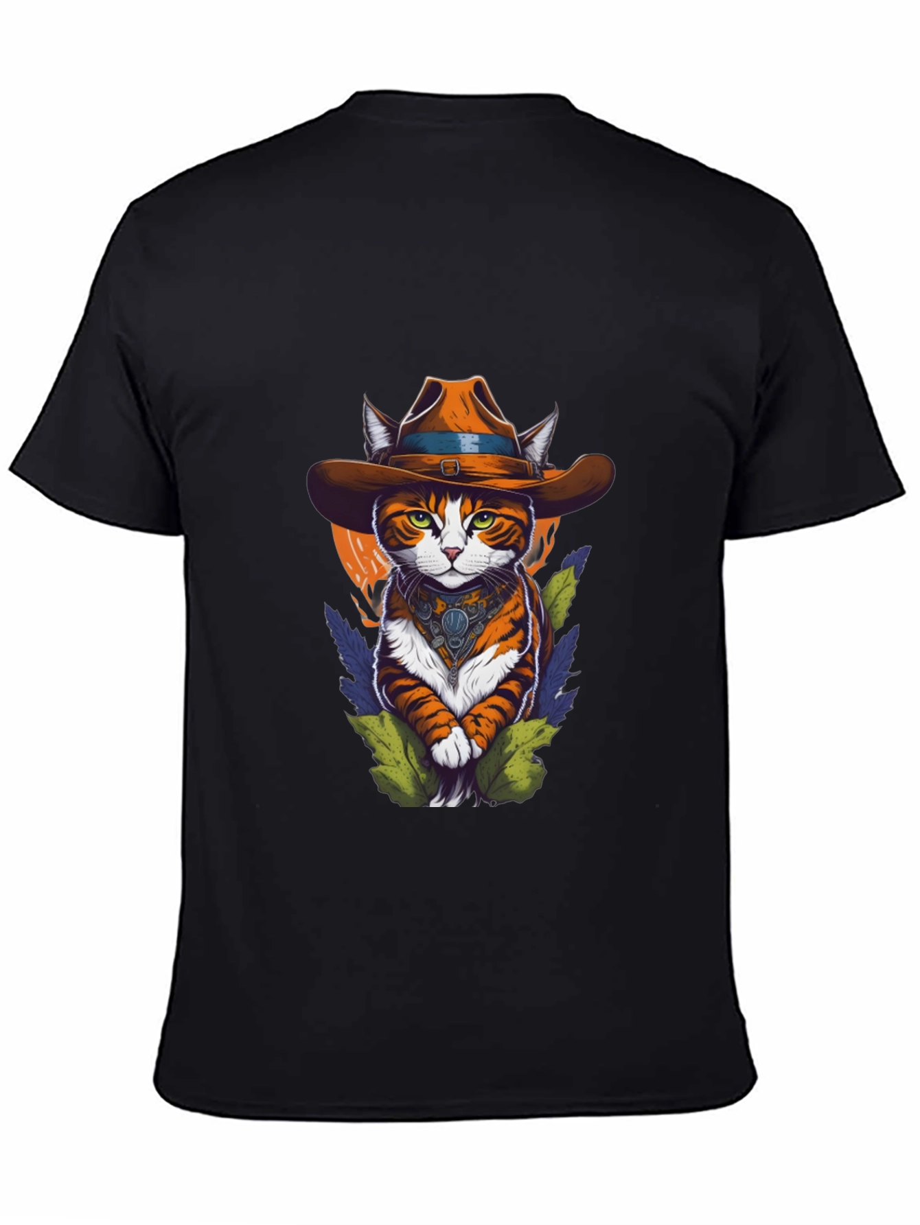 Cowboy Cat Graphic Tee - Western Style Cool