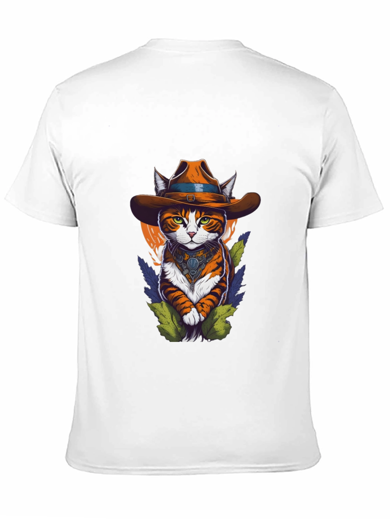 Cowboy Cat Graphic Tee - Western Style Cool