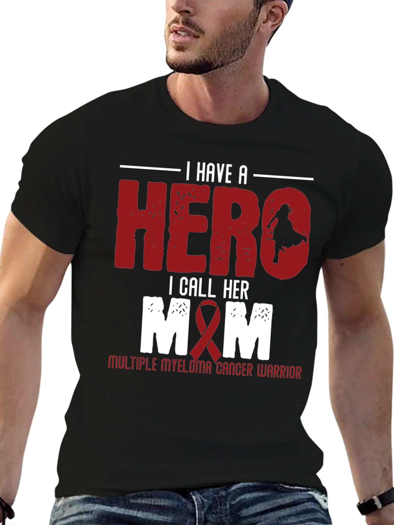 Hero Mom Cancer Warrior T-Shirt