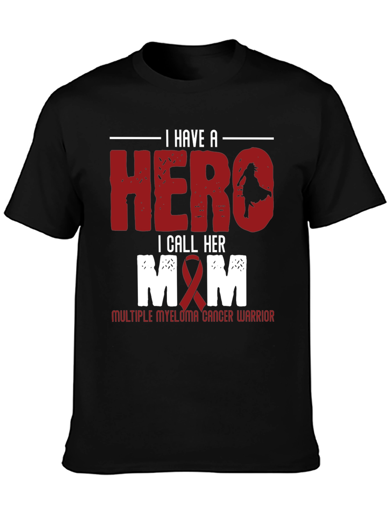 Hero Mom Cancer Warrior T-Shirt