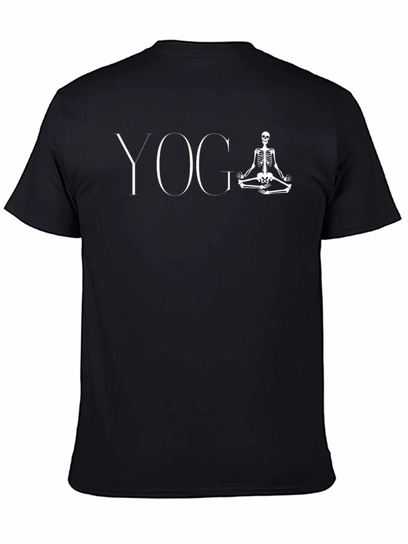 Yoga Skeleton Graphic T-Shirt