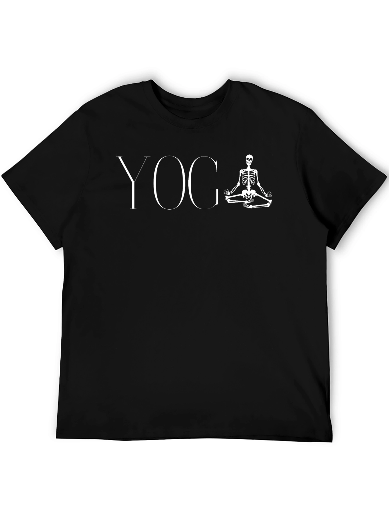 Yoga Skeleton Graphic T-Shirt