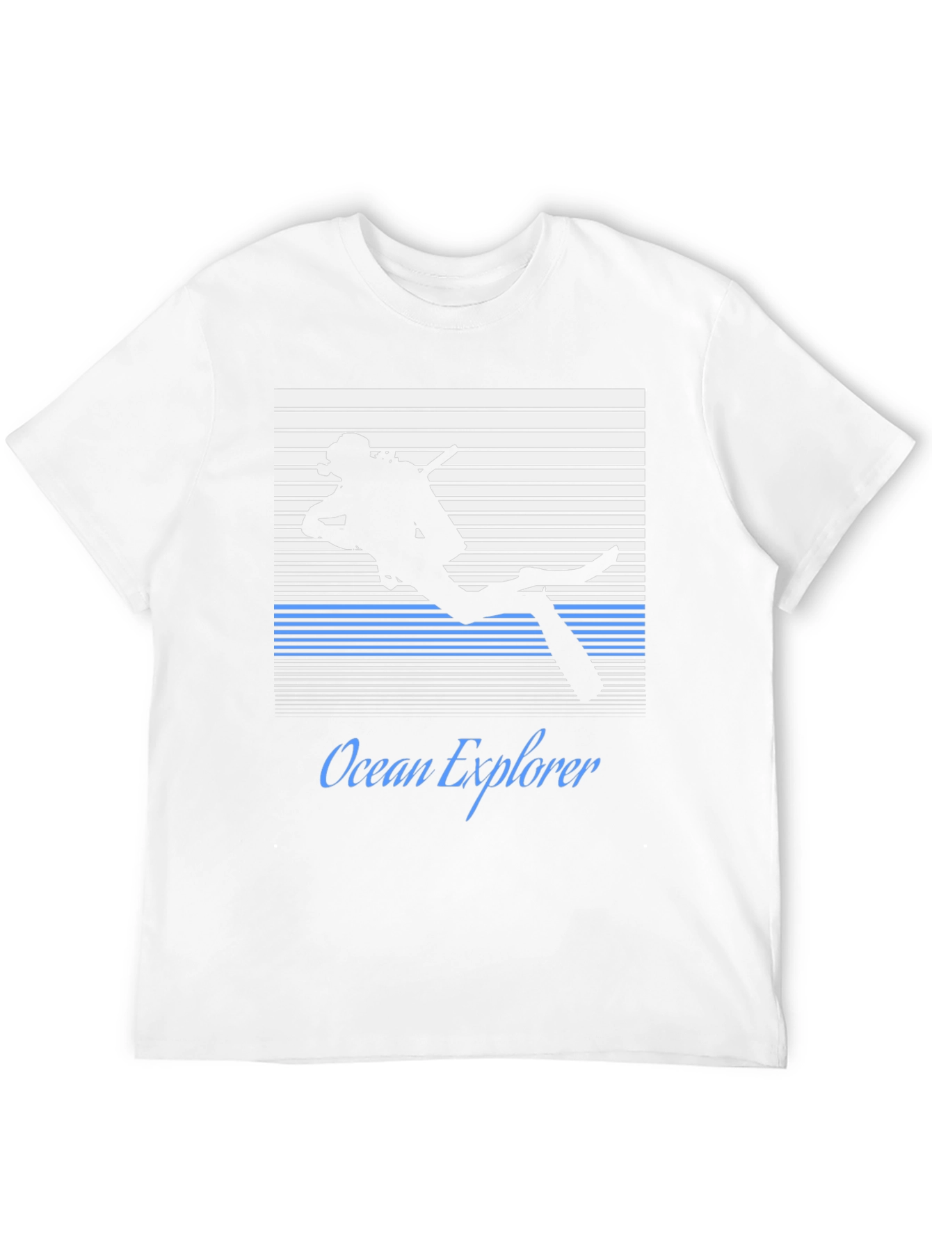 Ocean Explorer Scuba Diver Graphic Tee - Black