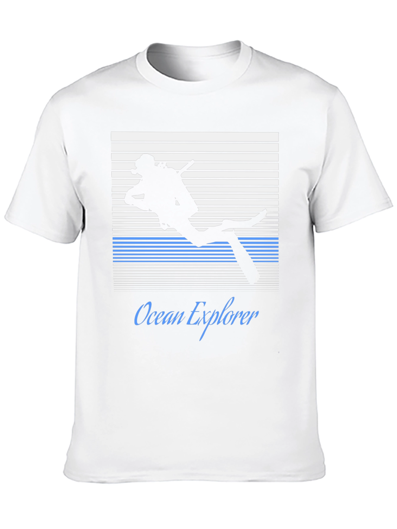 Ocean Explorer Scuba Diver Graphic Tee - Black