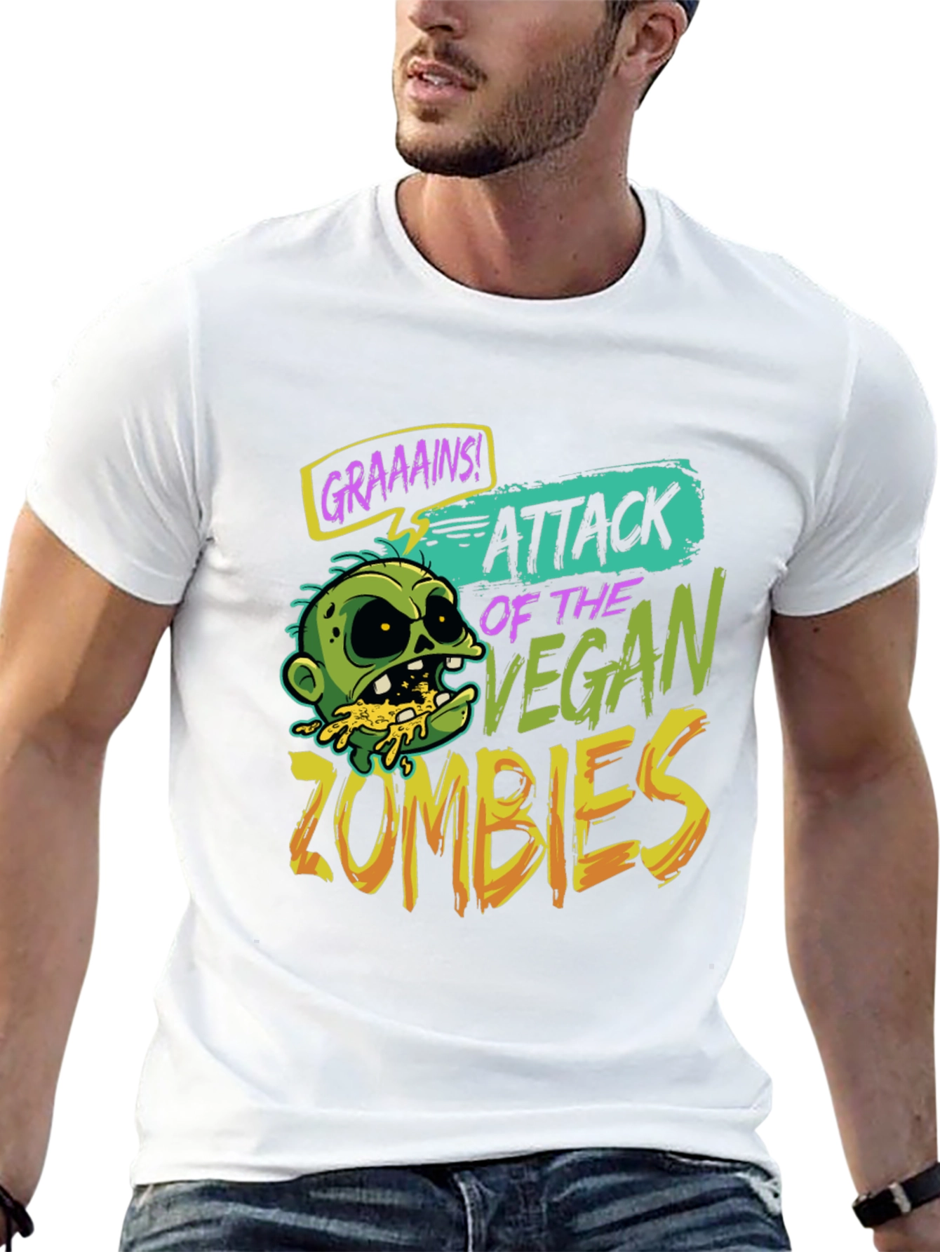 Attack of the Vegan Zombies T-Shirt