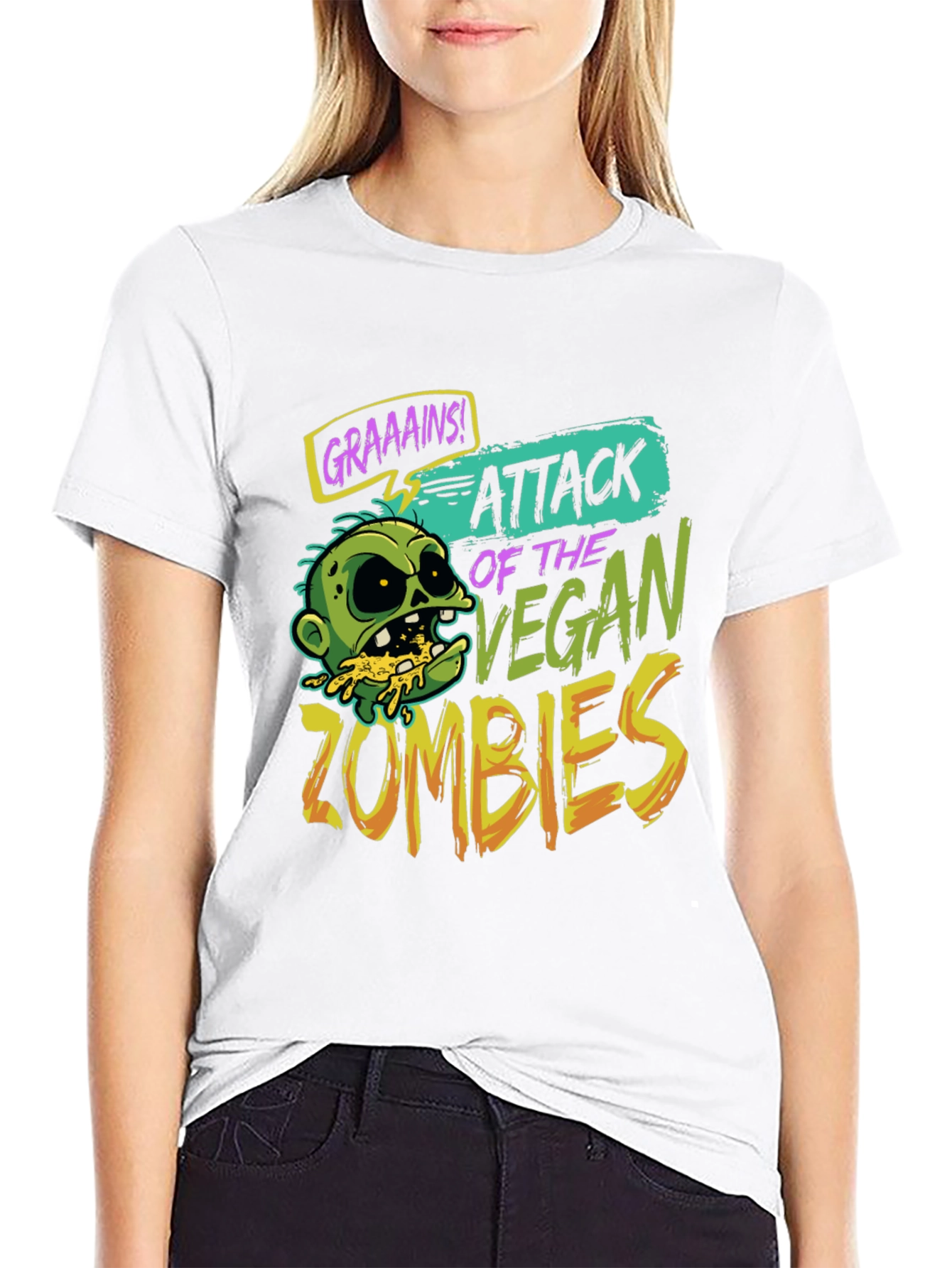 Attack of the Vegan Zombies T-Shirt