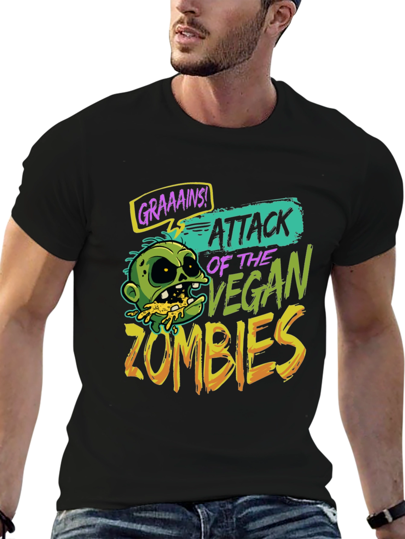 Attack of the Vegan Zombies T-Shirt