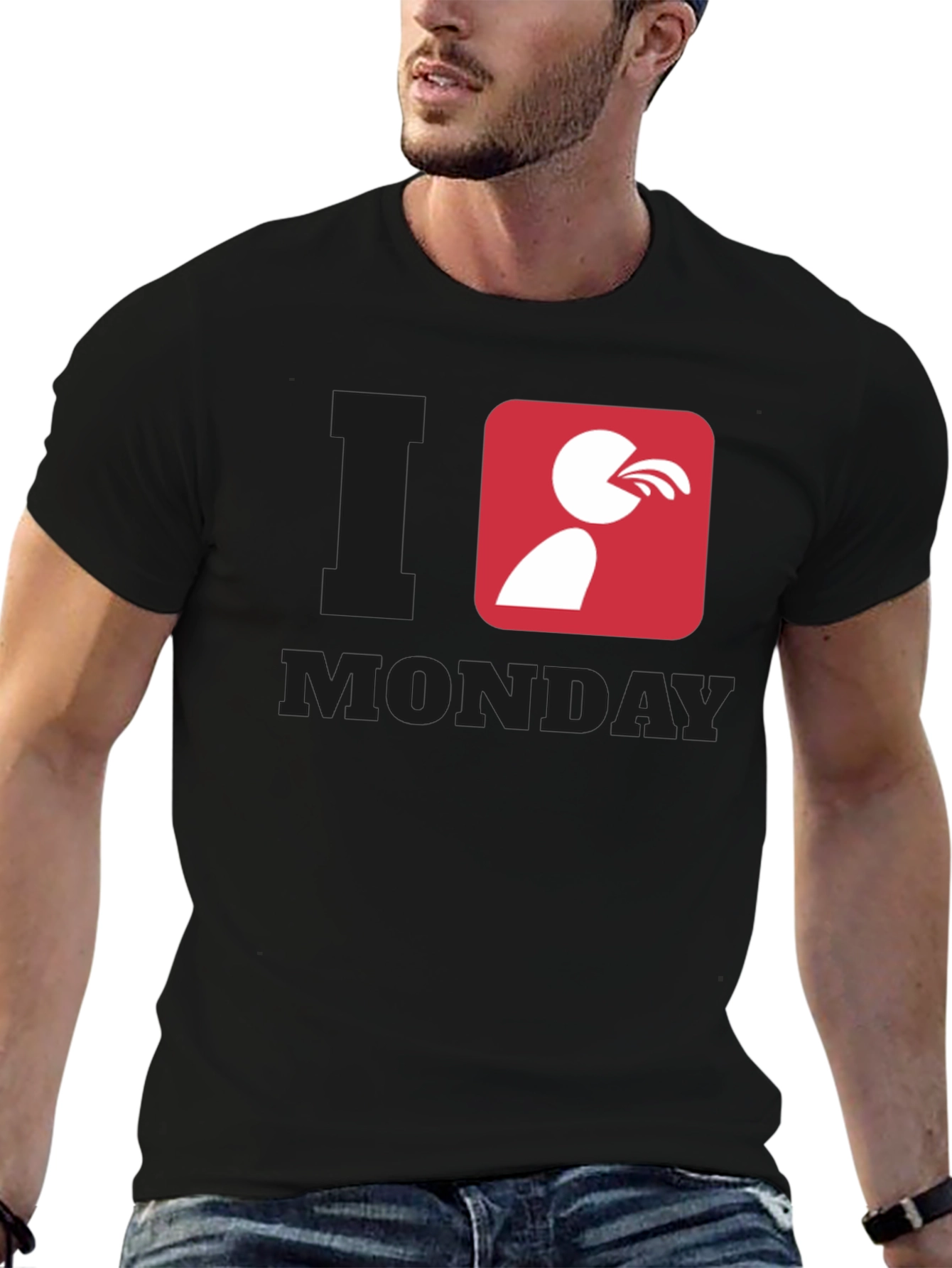 I Hate Monday Graphic Tee - Funny Novelty T-Shirt