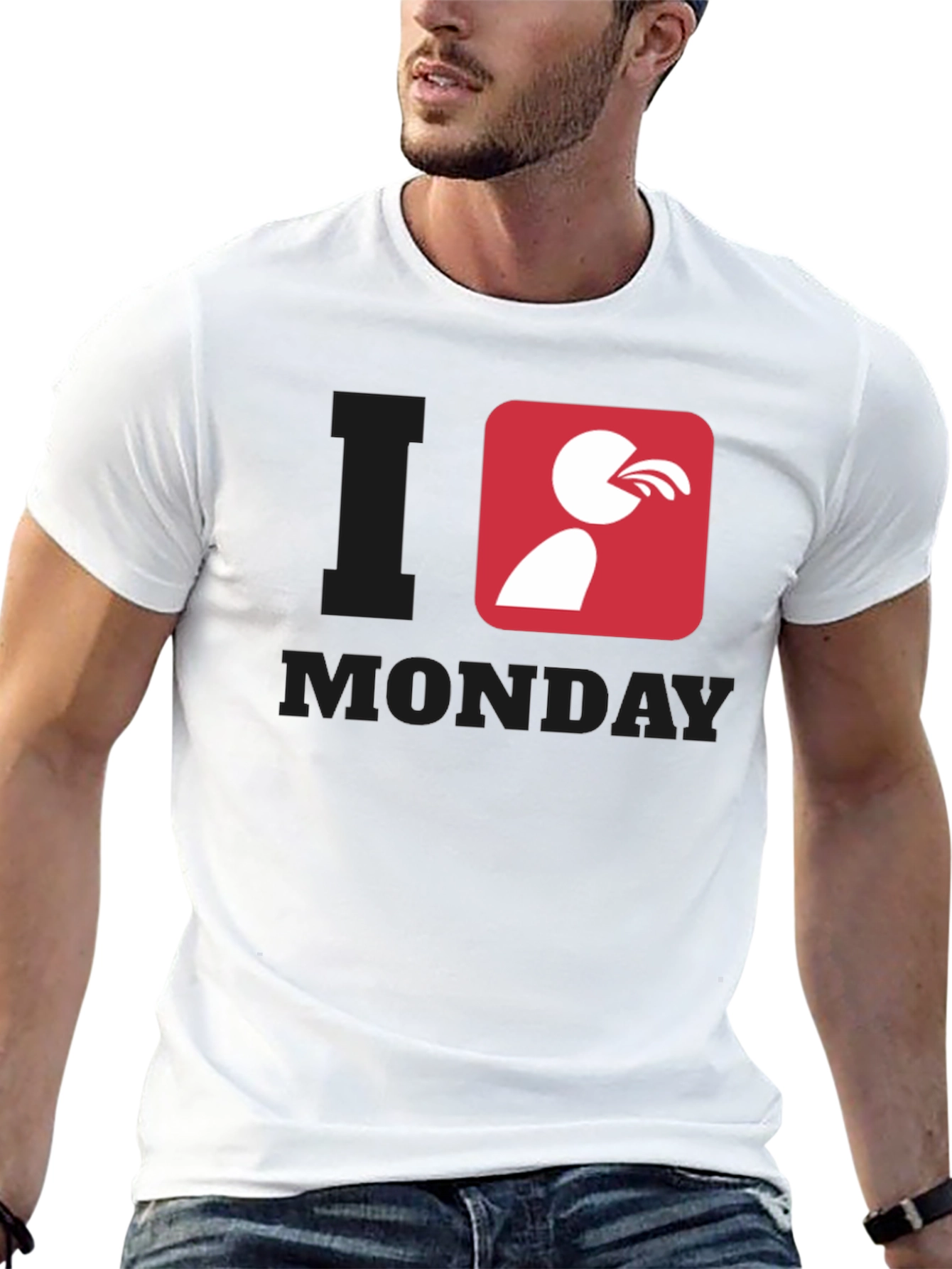 I Hate Monday Graphic Tee - Funny Novelty T-Shirt