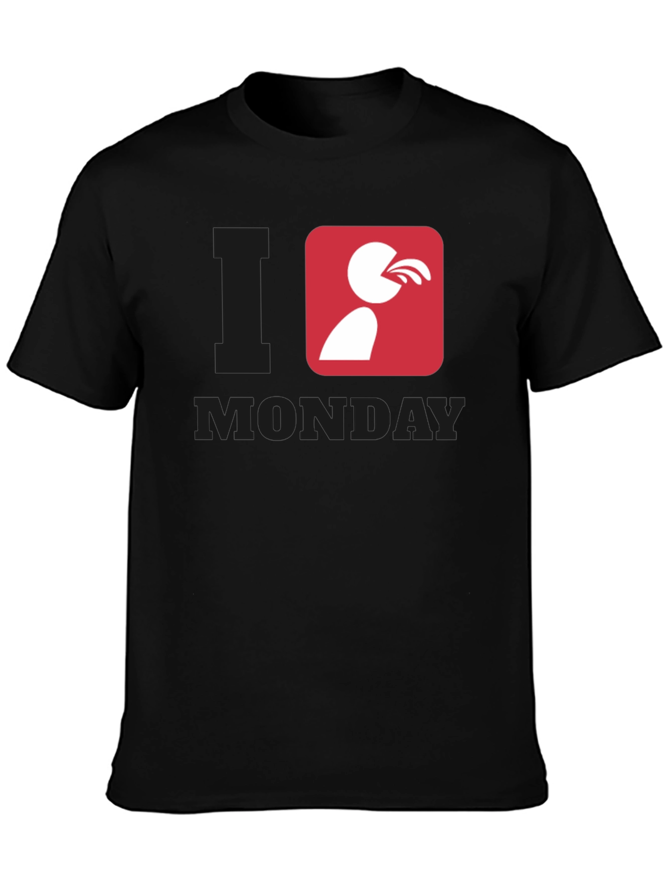 I Hate Monday Graphic Tee - Funny Novelty T-Shirt