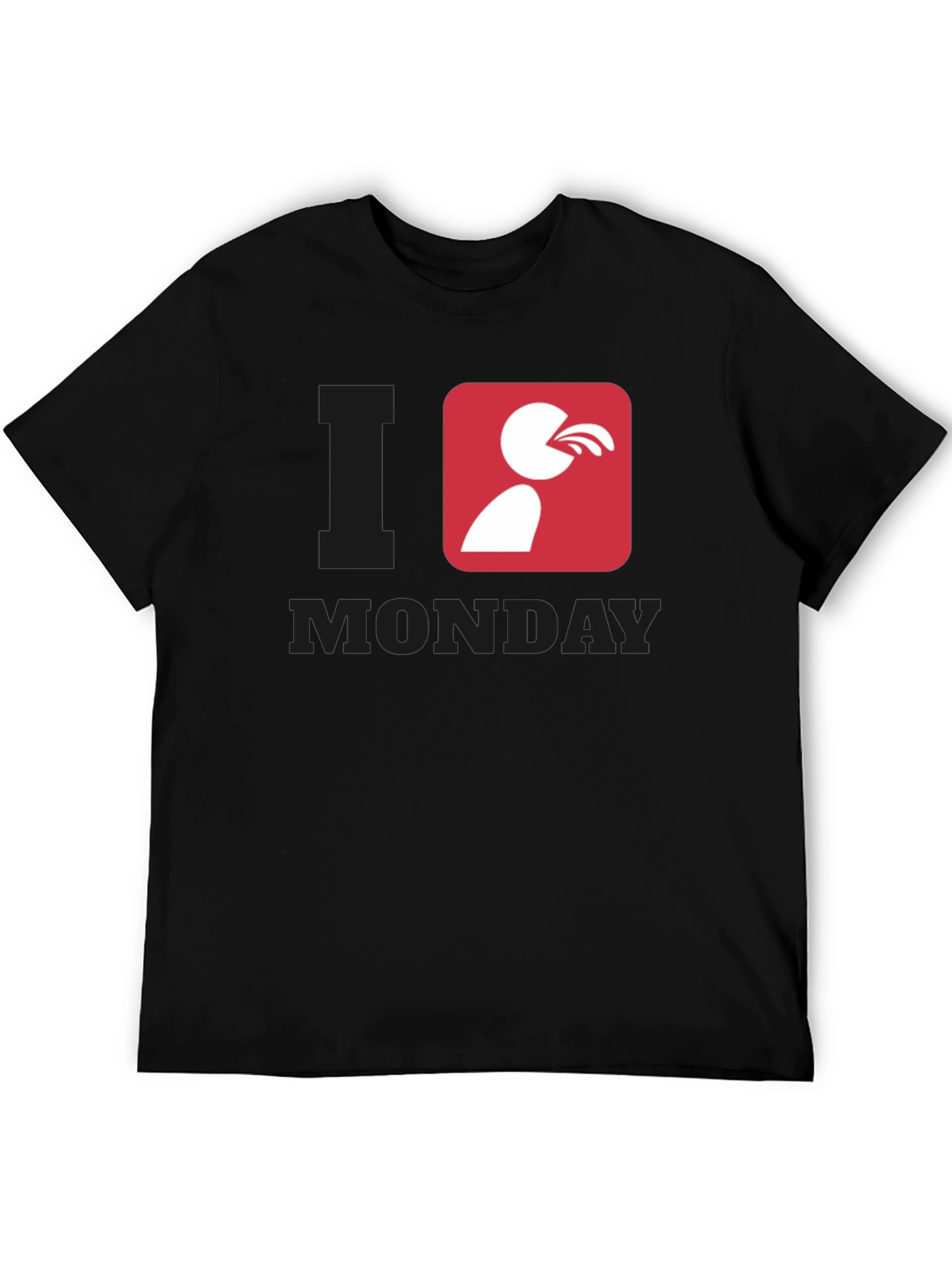 I Hate Monday Graphic Tee - Funny Novelty T-Shirt