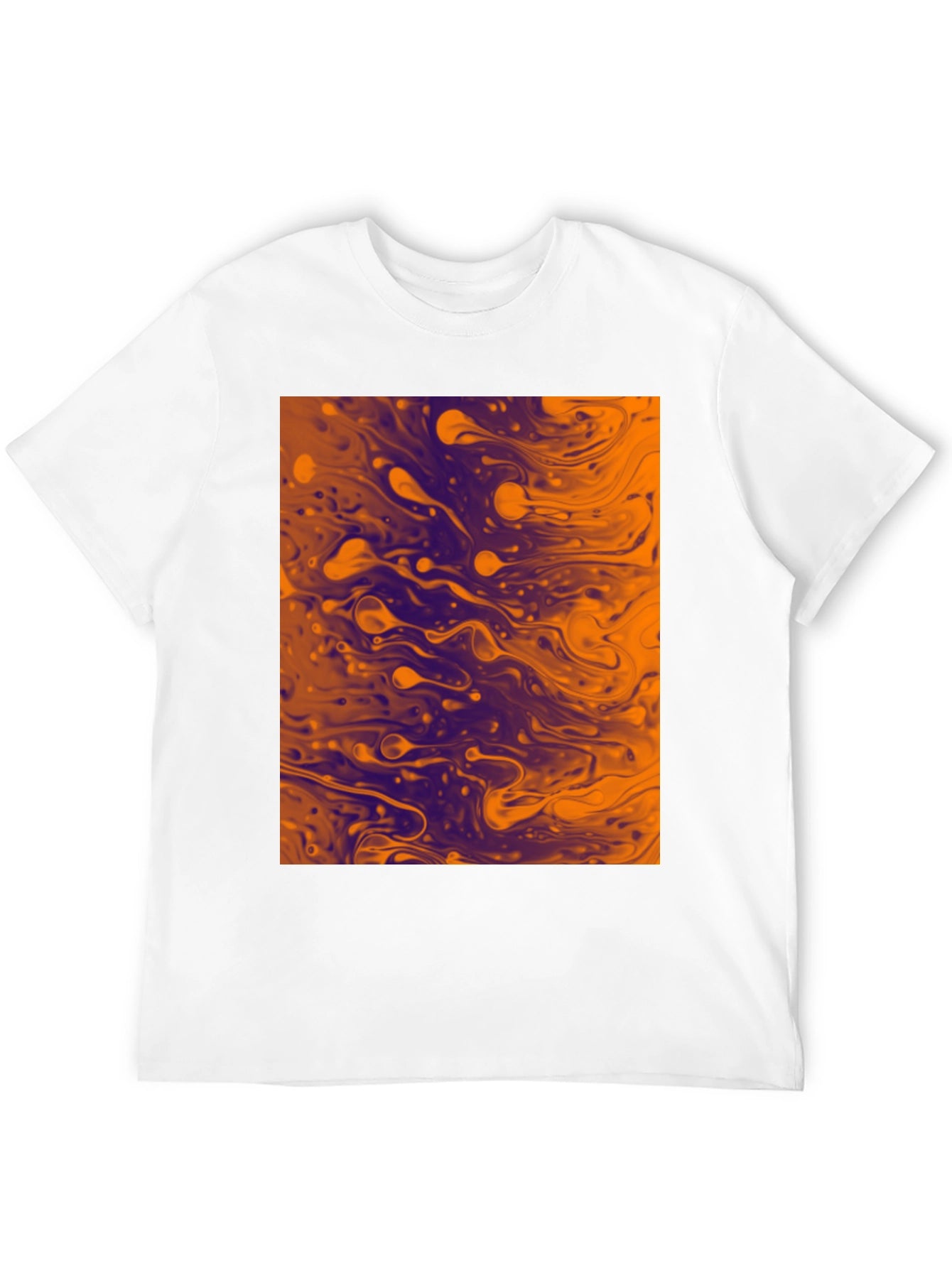 Abstract Print Graphic Tee - Modern Art T-Shirt
