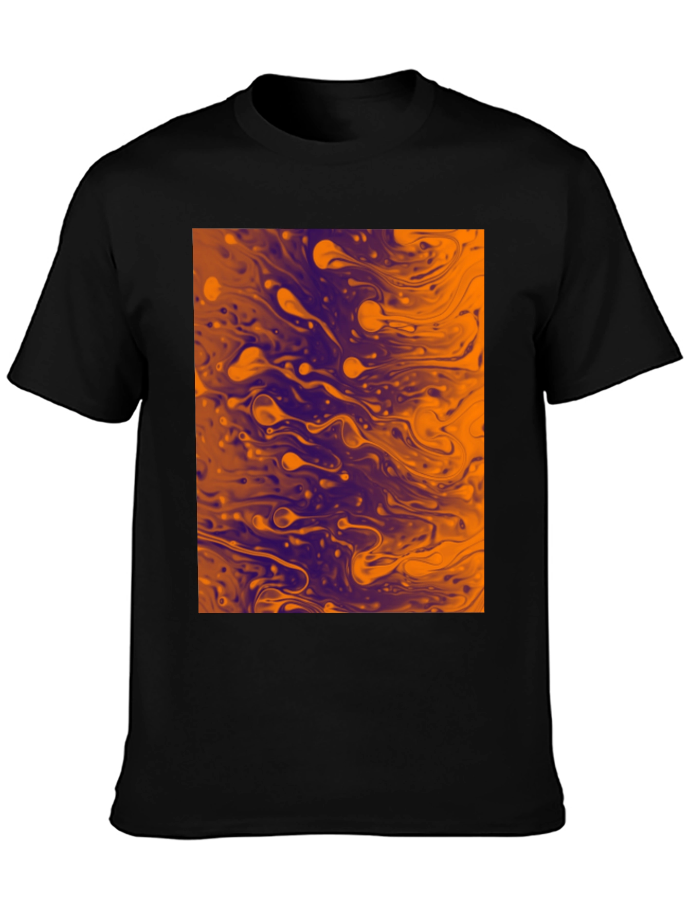 Abstract Print Graphic Tee - Modern Art T-Shirt